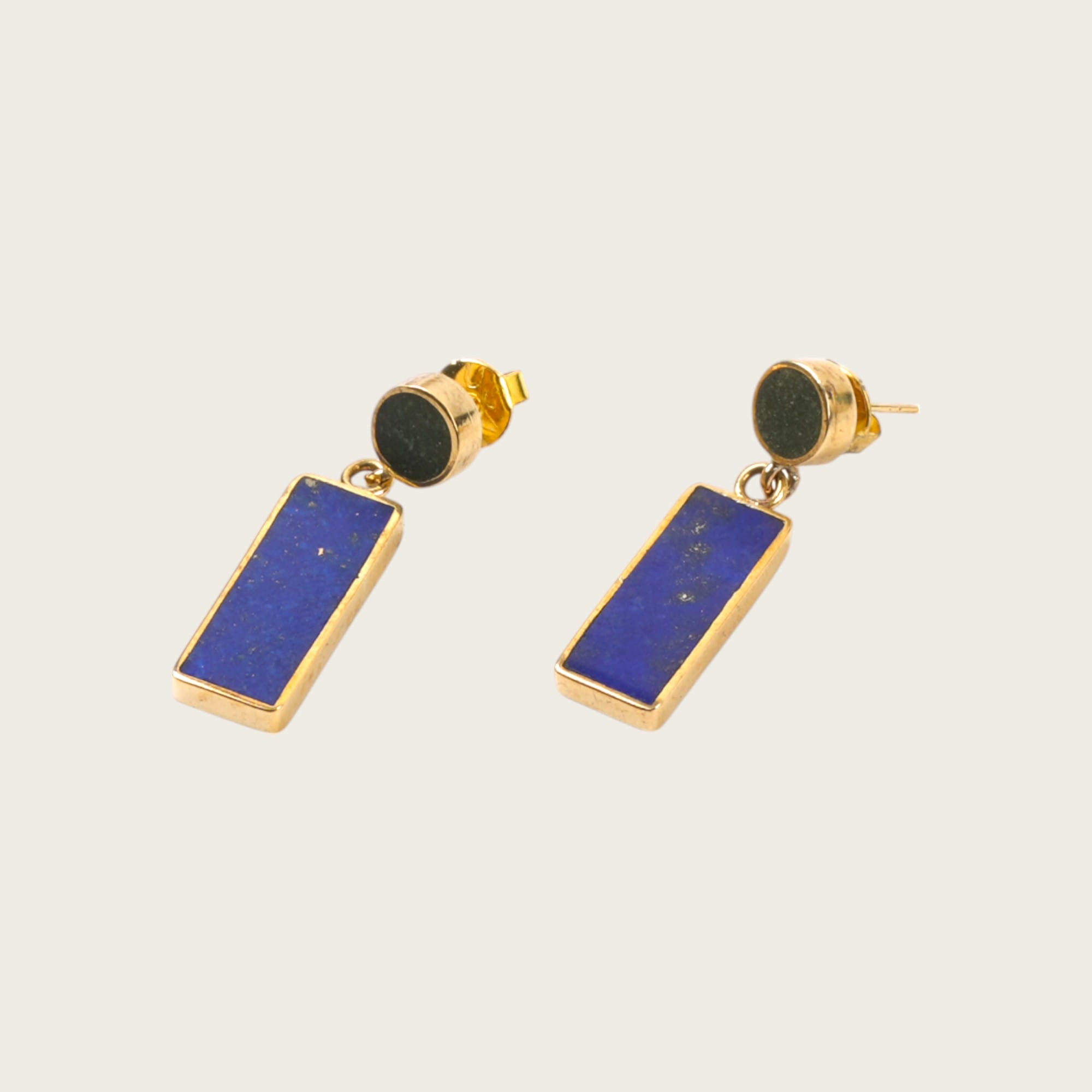 Drop Earrings, Lapis Lazuli Drop Earrings.
