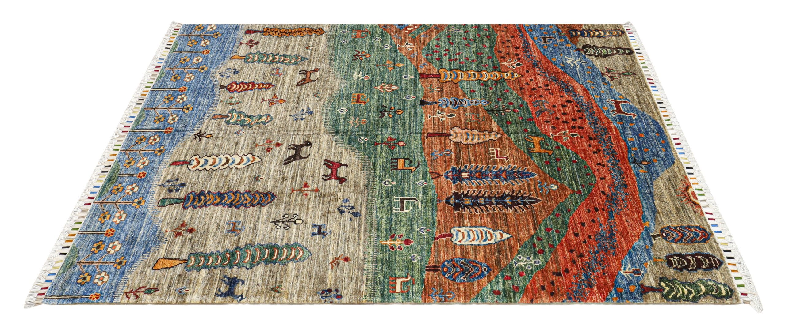 DARKHT NAQSHA DARYAYE CARPET HANDMADE CHOBRANG