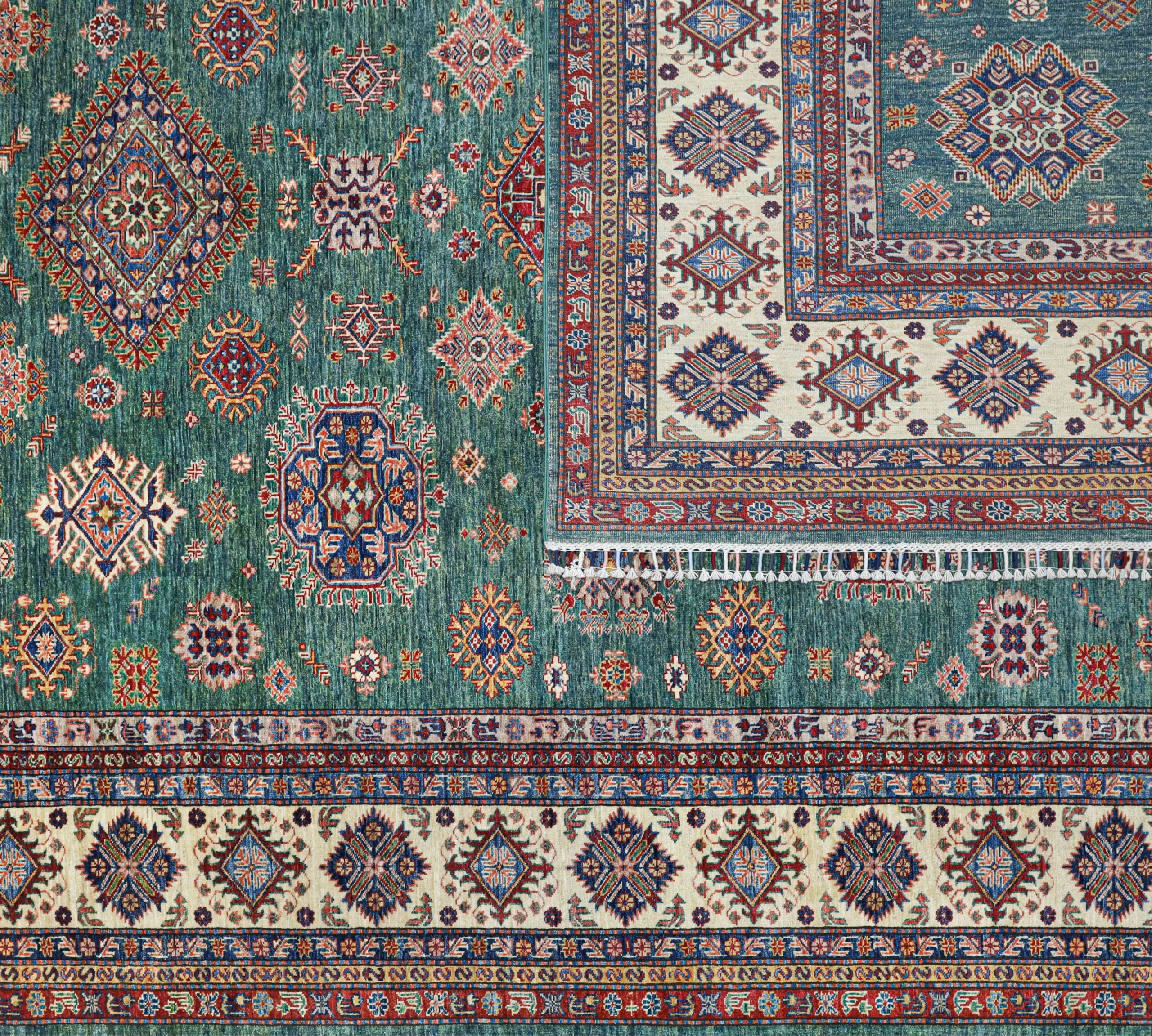 Qazaq Tribal Rug – Heritage Woven in Wool
