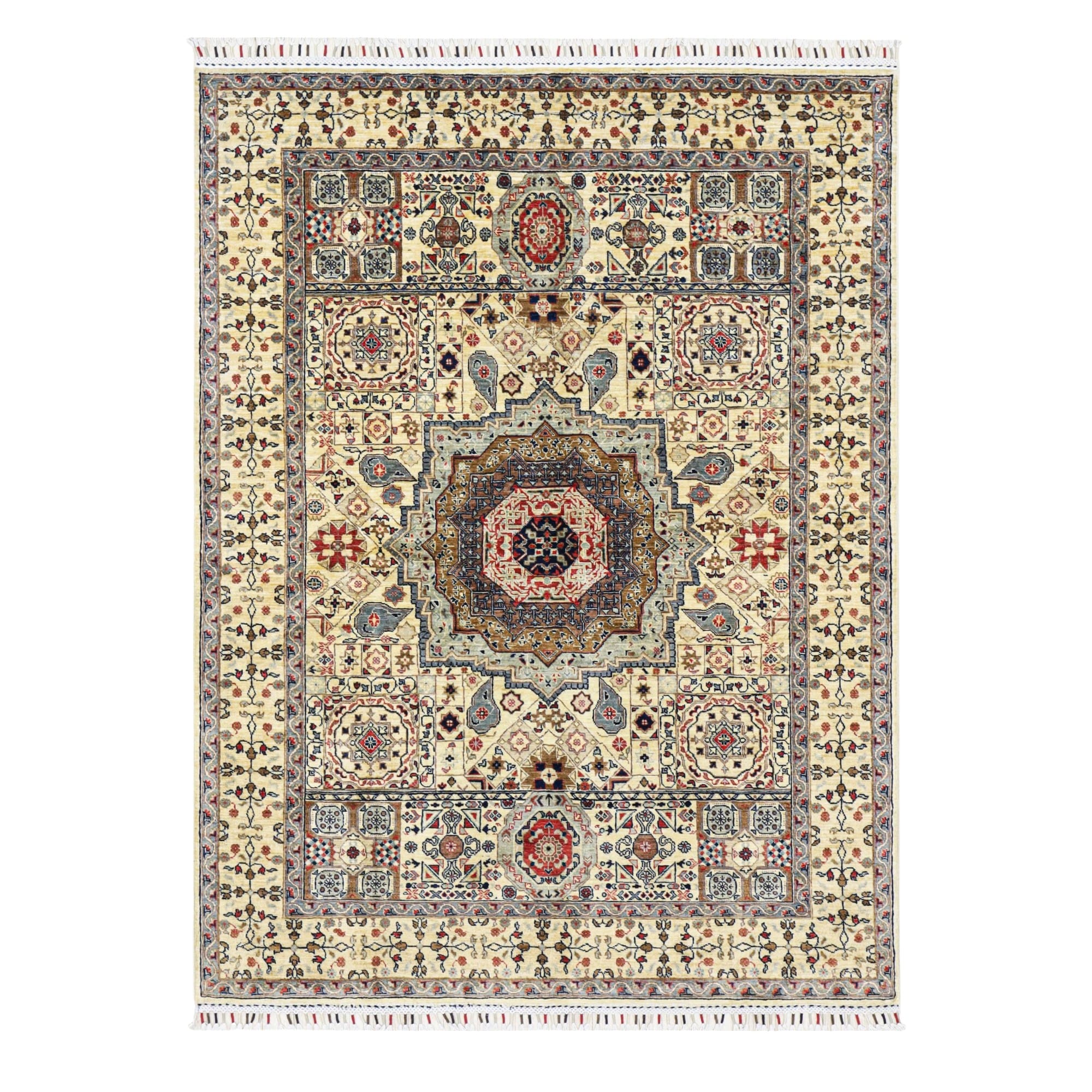 MAMLOK AFGHAN RUG HANDMADE