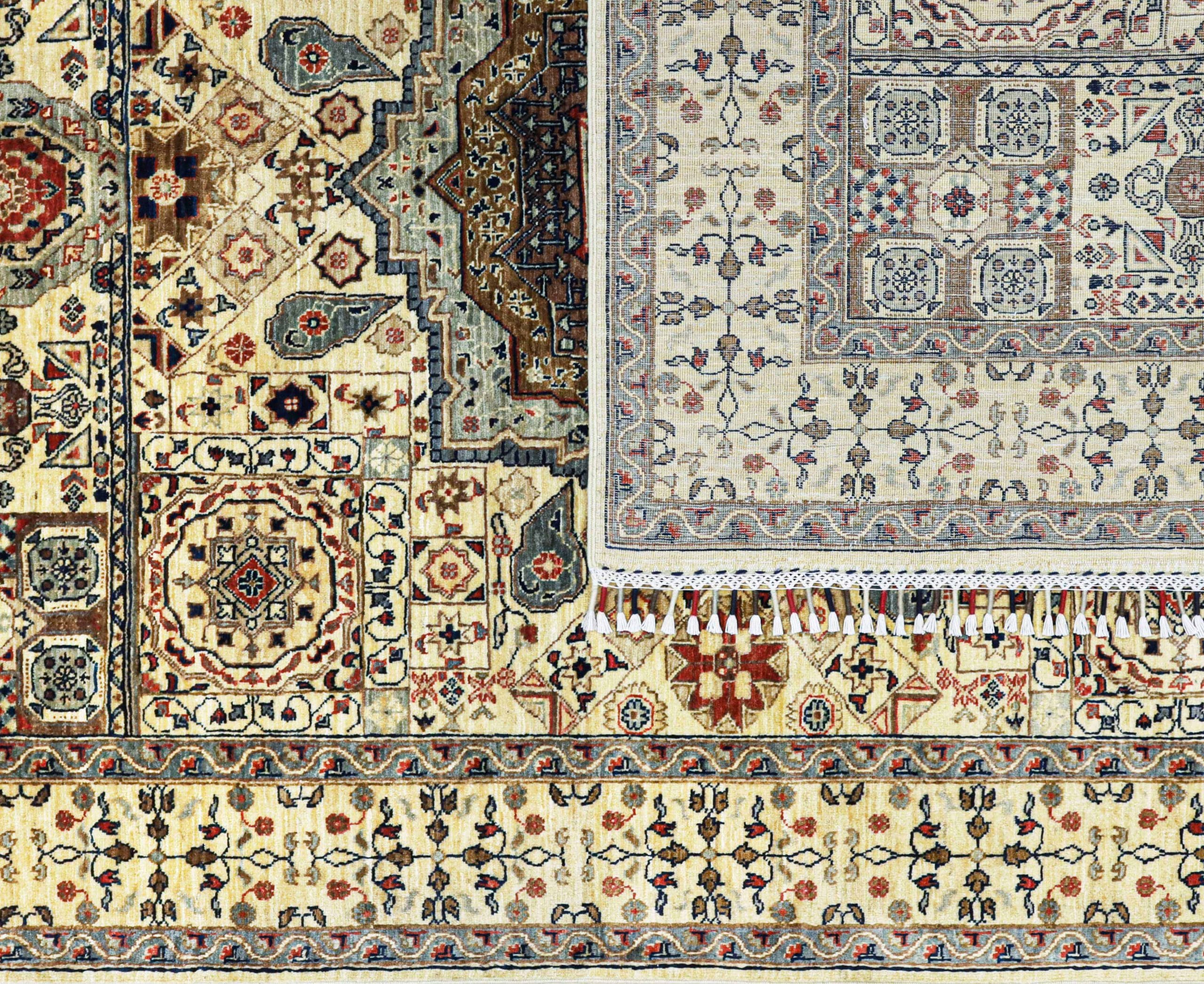 MAMLOK AFGHAN RUG HANDMADE