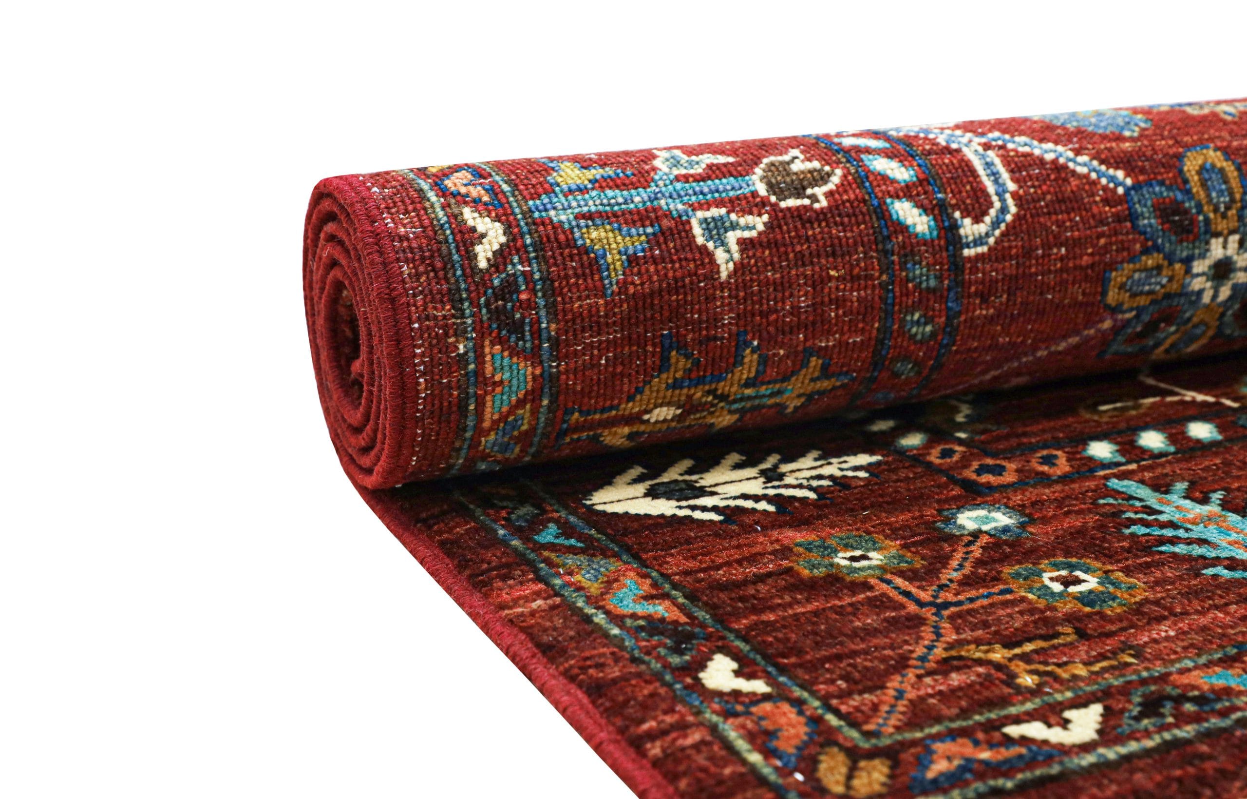 SULTANI GUL RED RUG HANDMADE