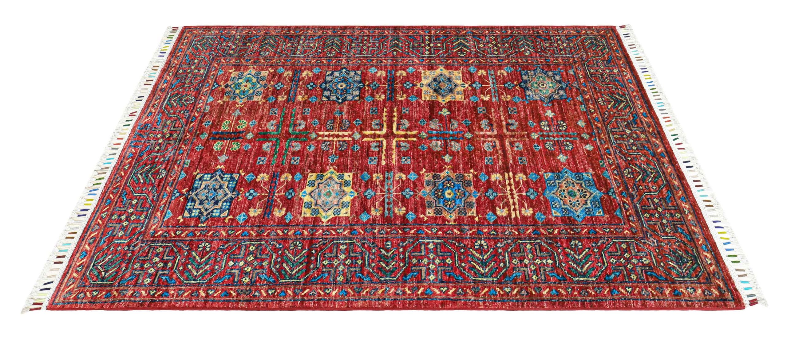 BUKHARAY Carpet — Design: CHOBRANG, handmade Afghan rug USA shipping