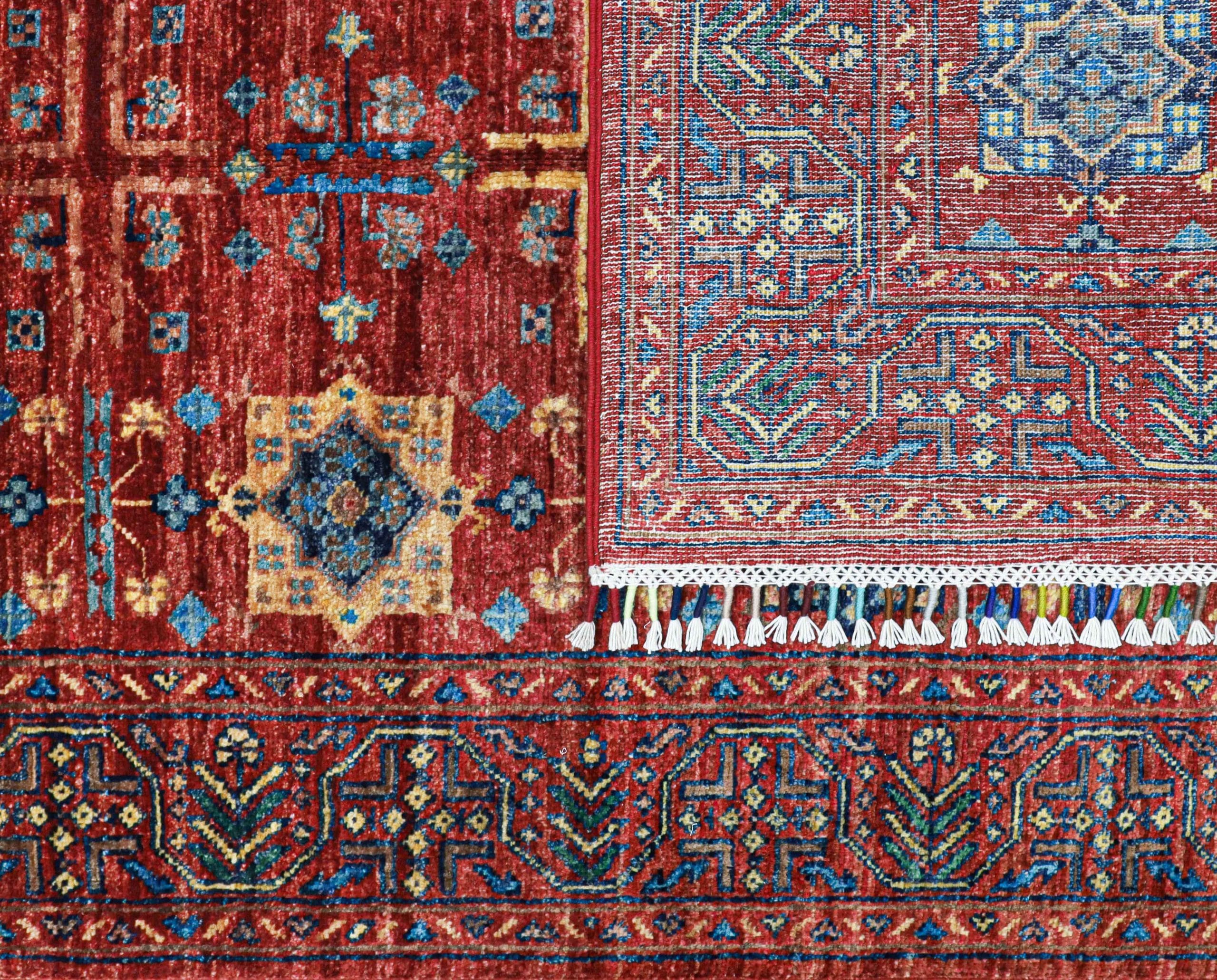 BUKHARAY Carpet — Design: CHOBRANG, handmade Afghan rug USA shipping