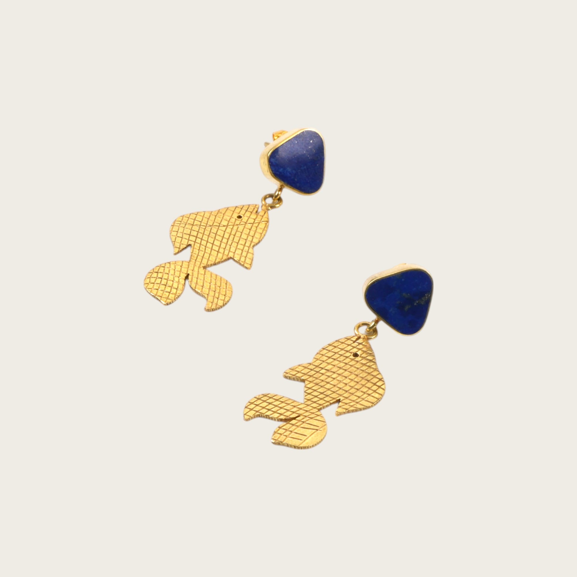 Gold Earrings Artisan Made