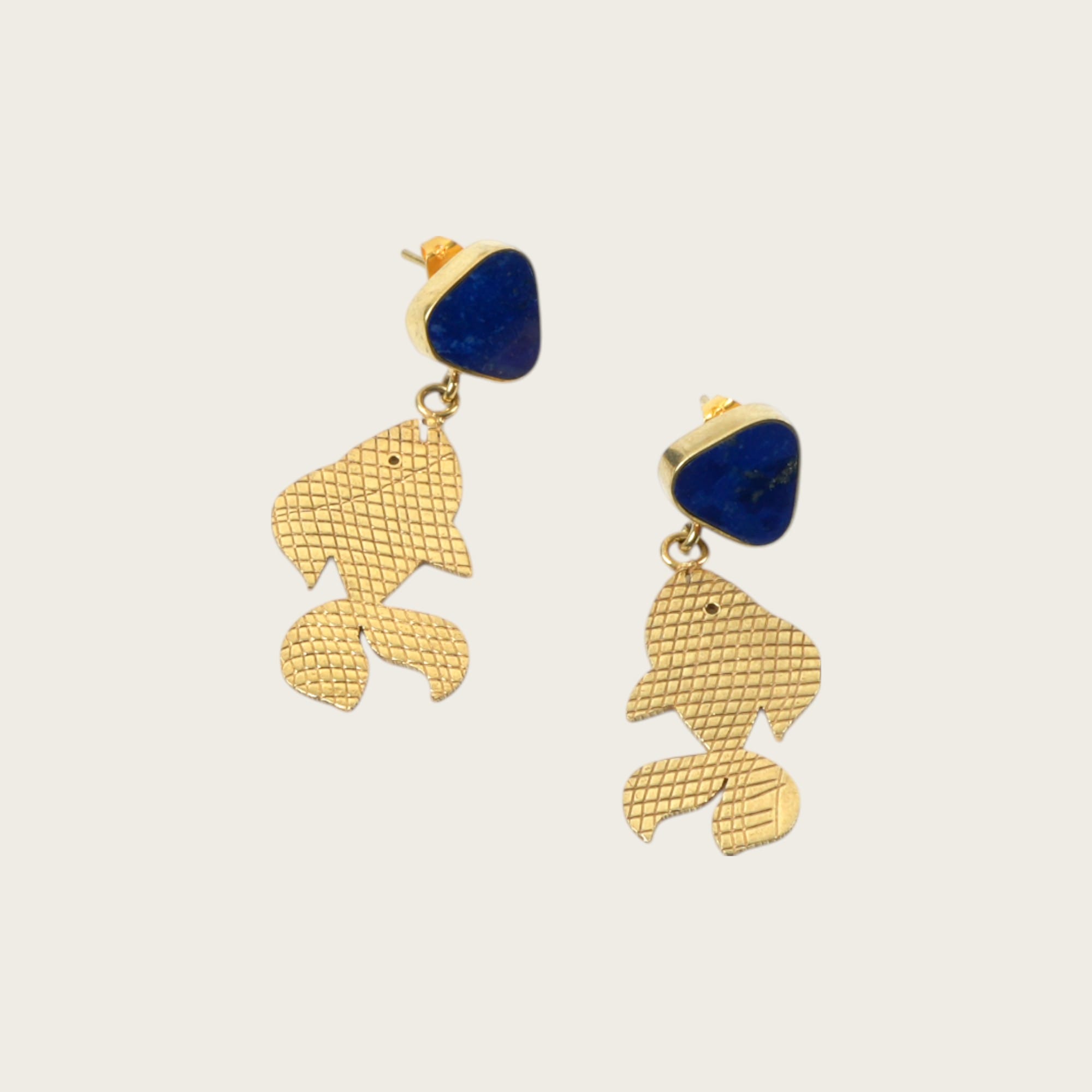 Gold Earrings Artisan Made