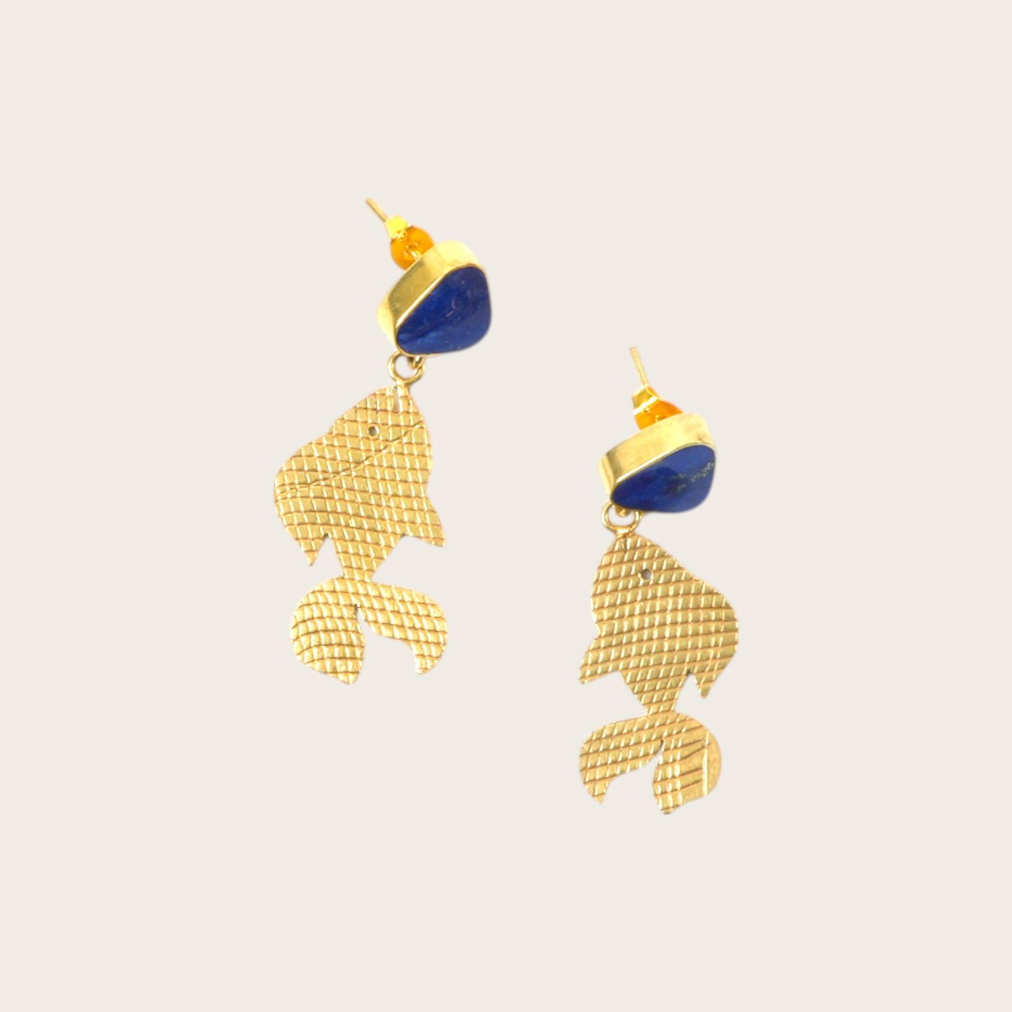 Gold Earrings Artisan Made