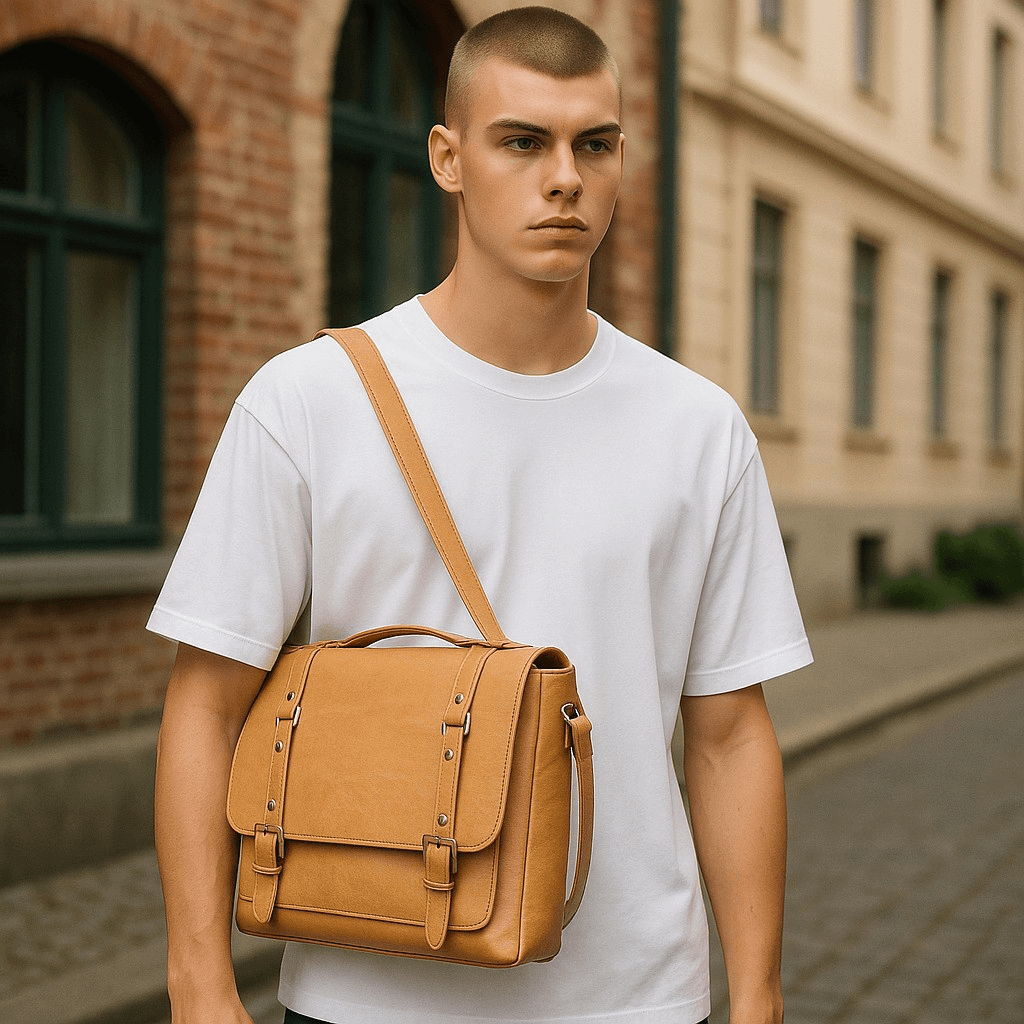Leather Shoulder Bag | Satchel Bag
