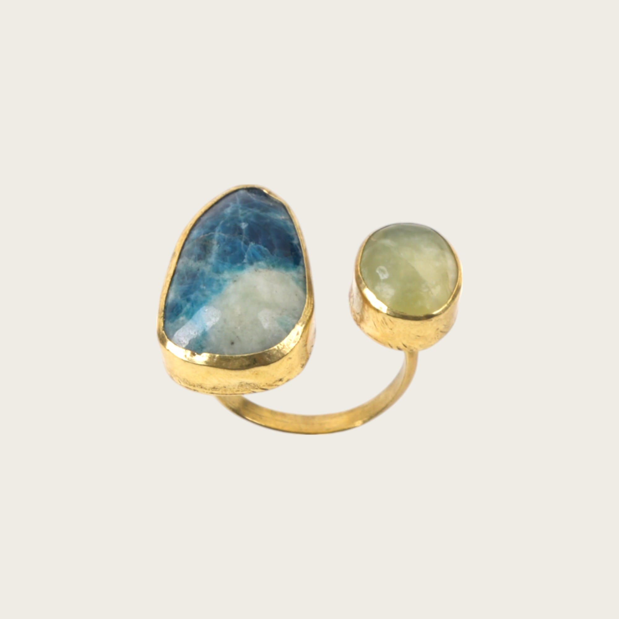Handmade Gold-Plated Floral Ring