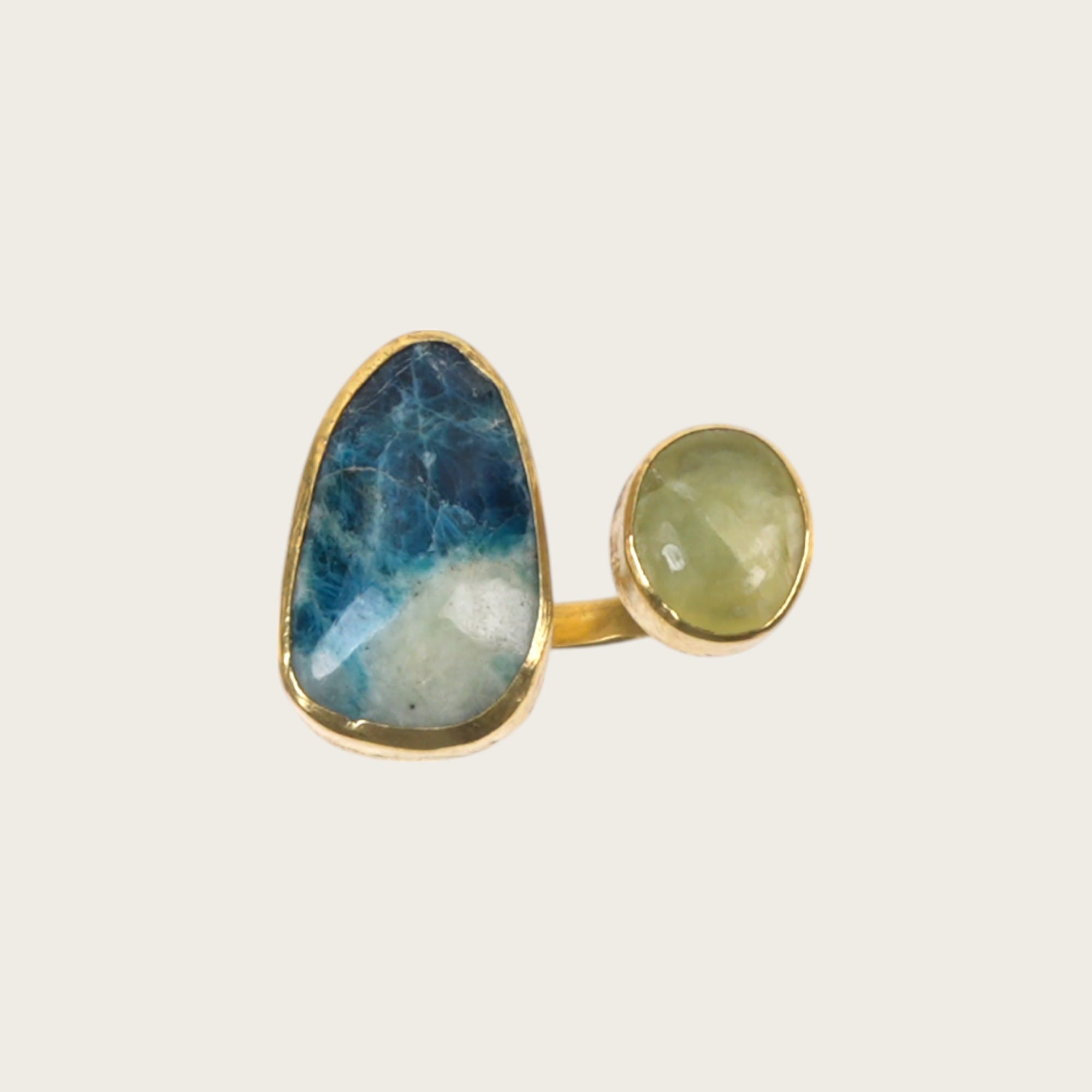 Handmade Gold-Plated Floral Ring