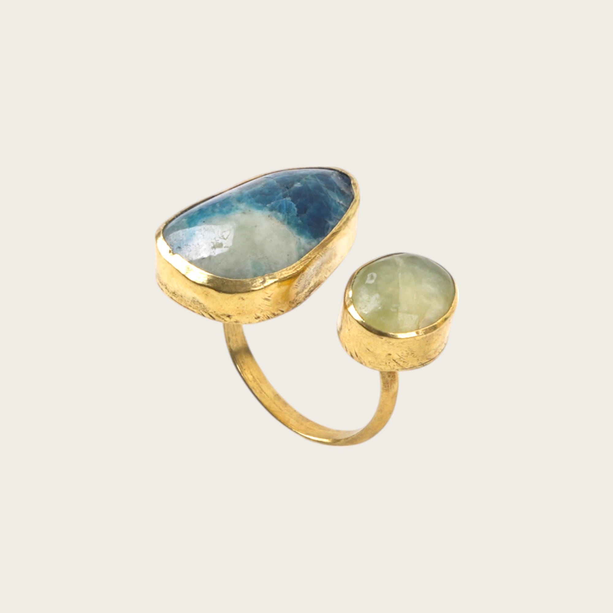 Handmade Gold-Plated Floral Ring