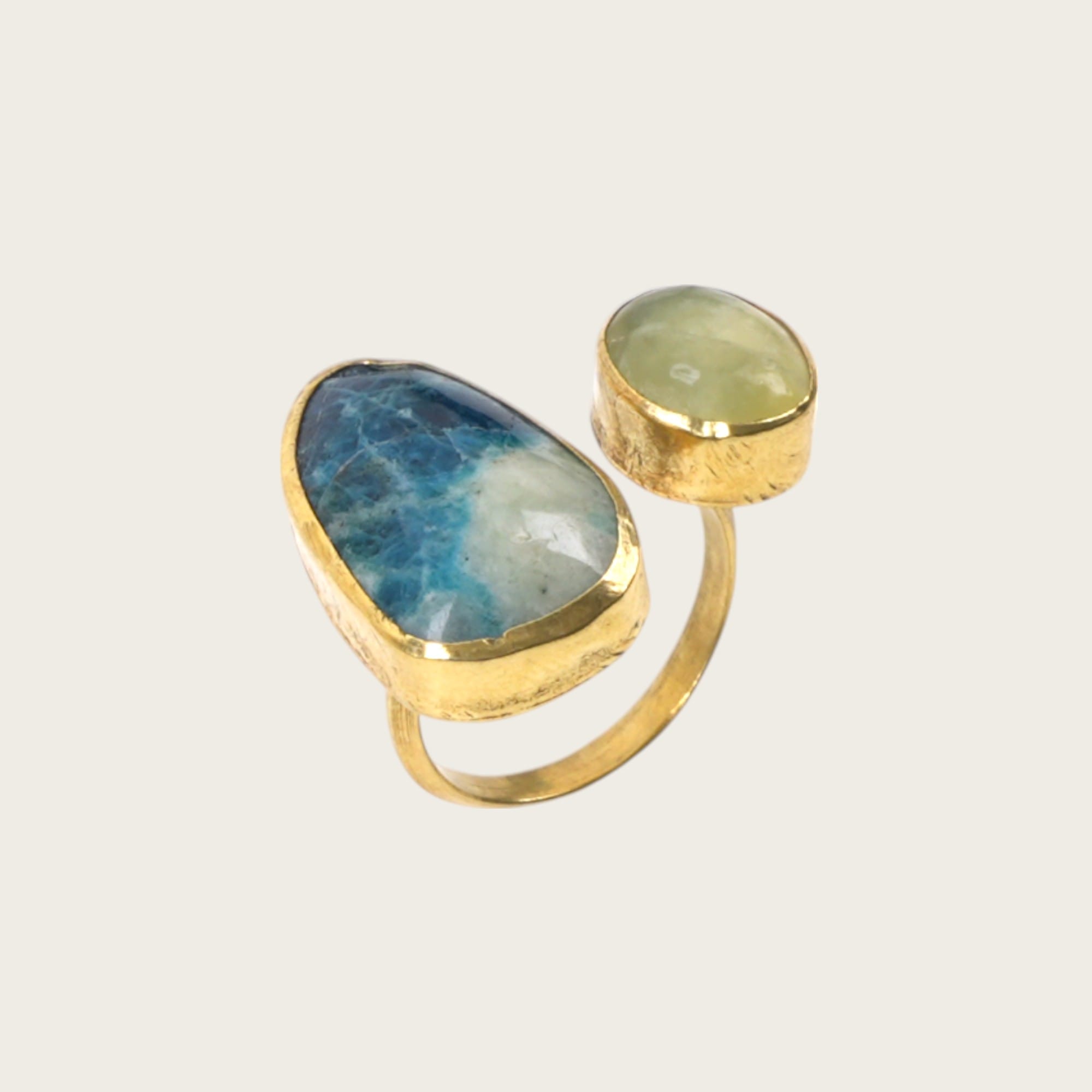 Handmade Gold-Plated Floral Ring
