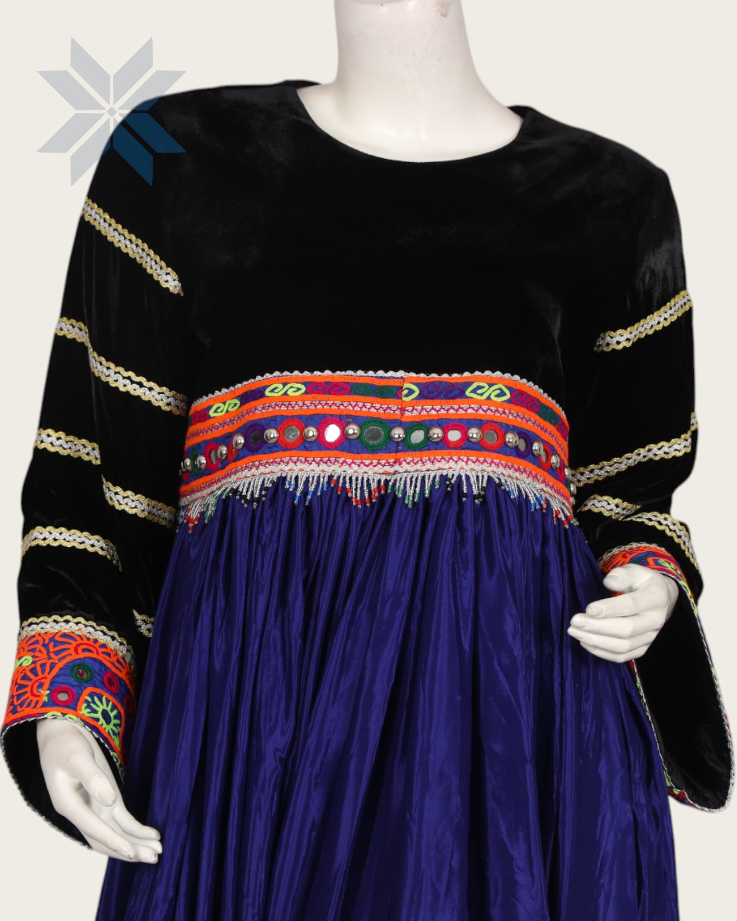 Zarif Velvet Women Dress