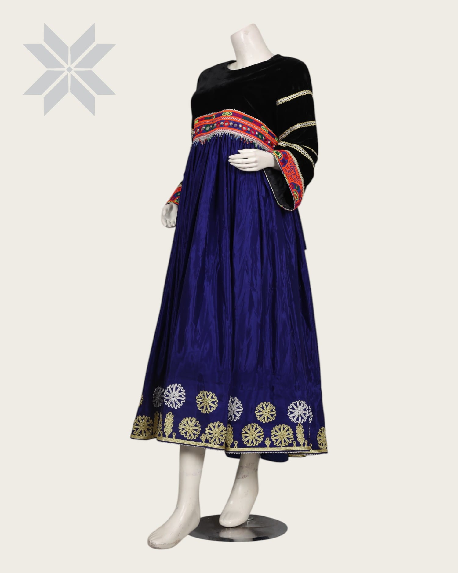 Zarif Velvet Women Dress