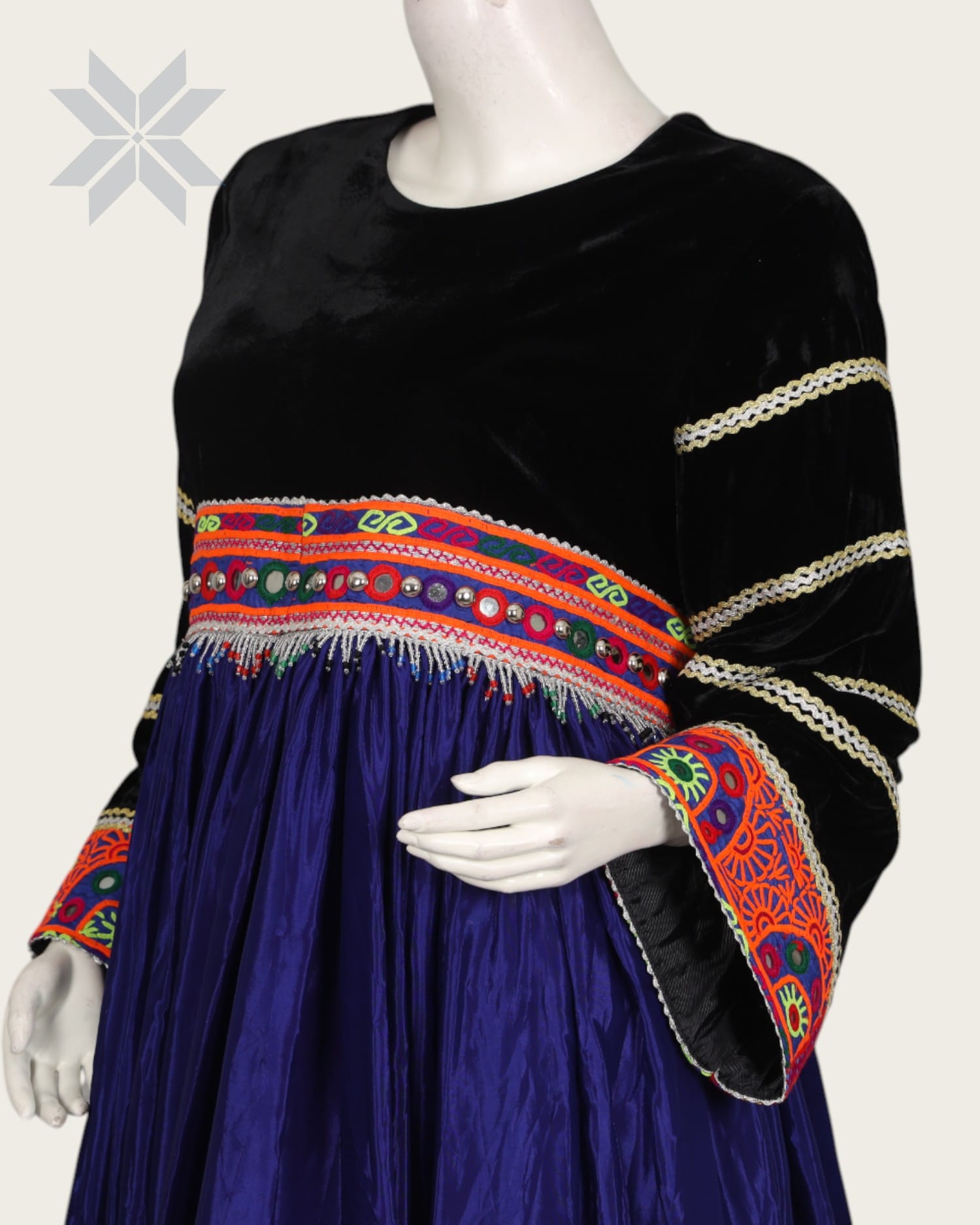 Zarif Velvet Women Dress