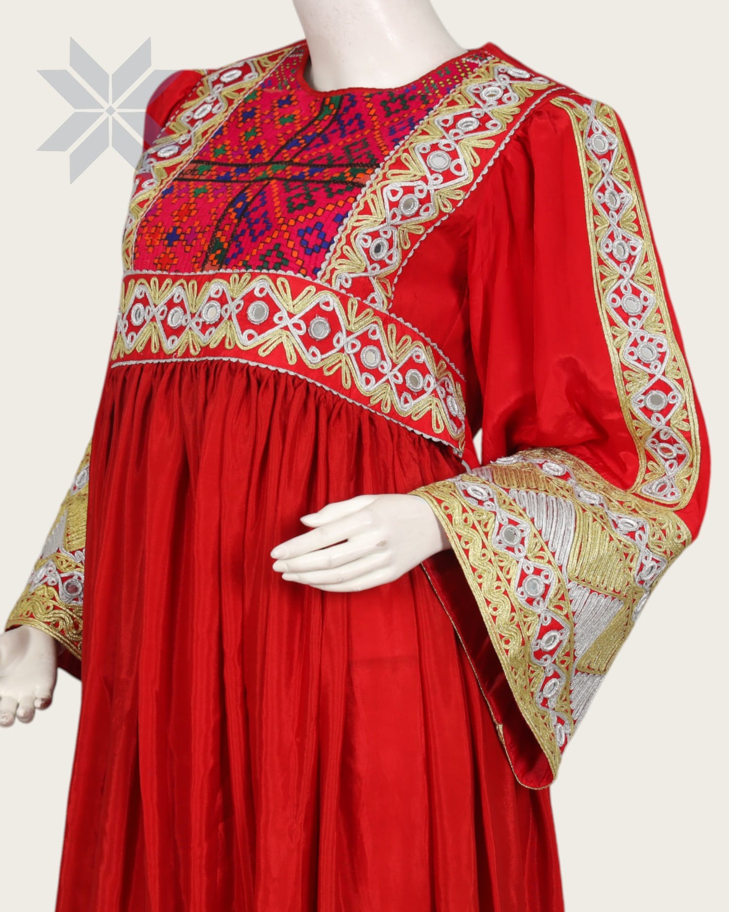 Ruby Afghan Women Embroidered Dress