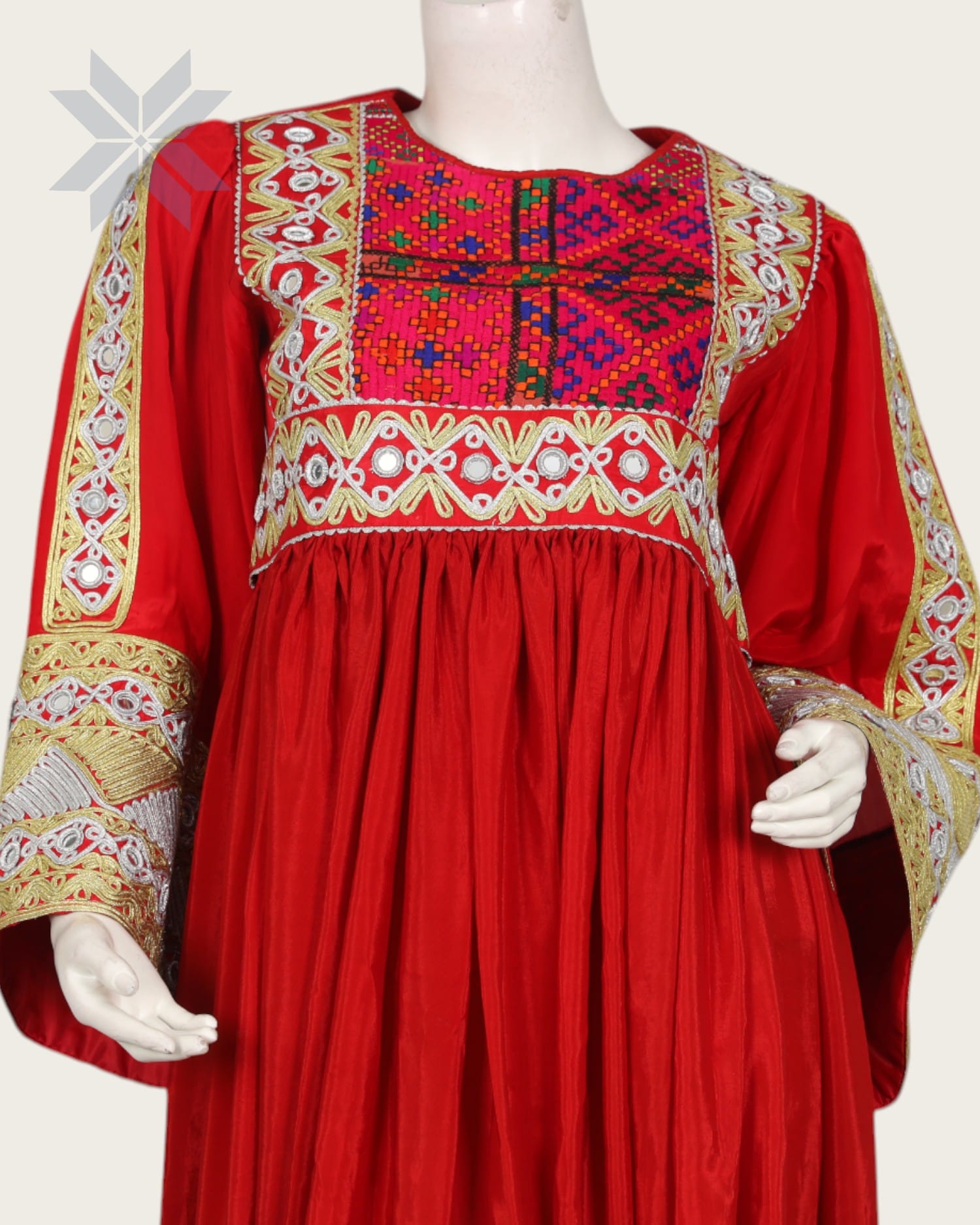 Ruby Afghan Women Embroidered Dress