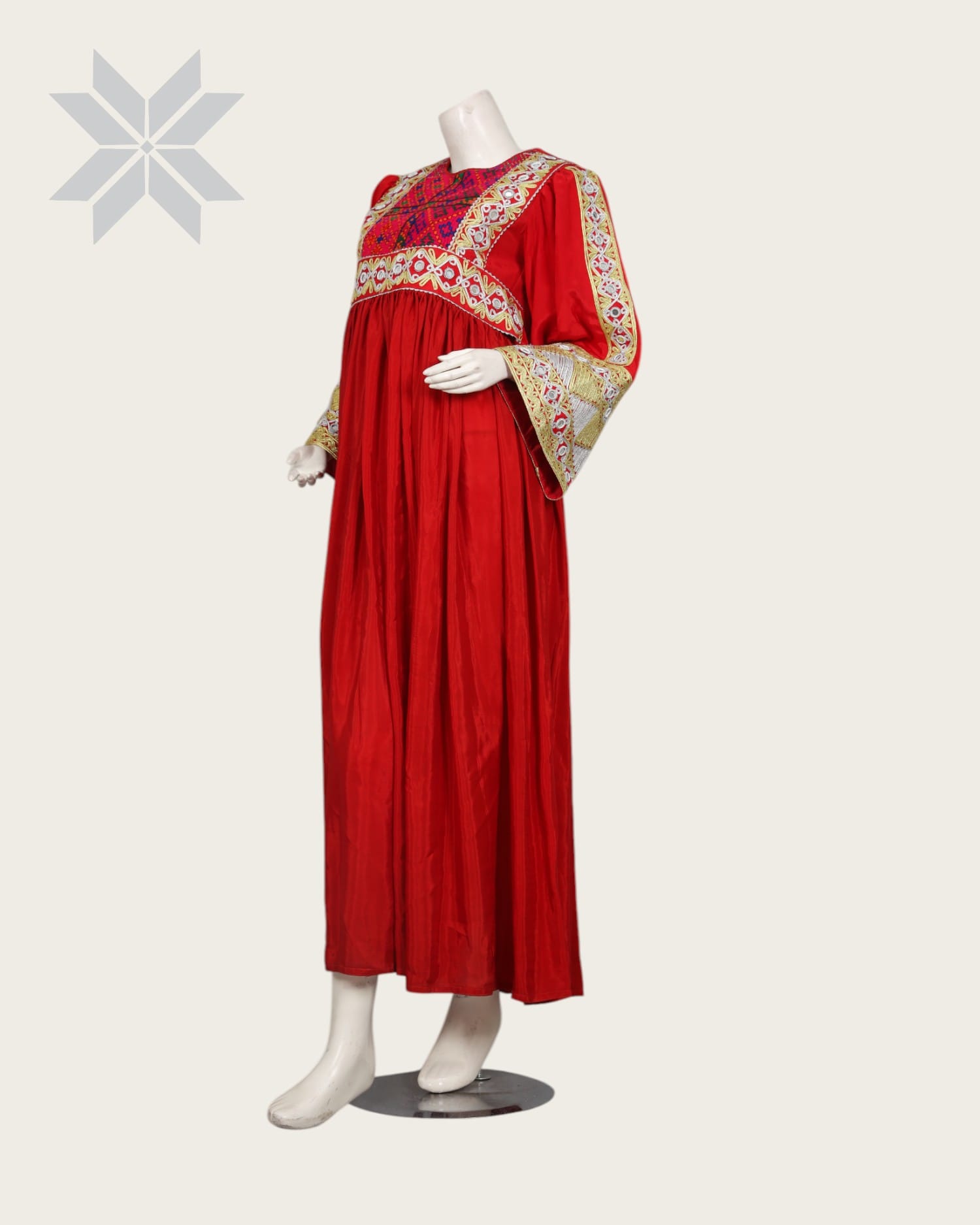 Ruby Afghan Women Embroidered Dress