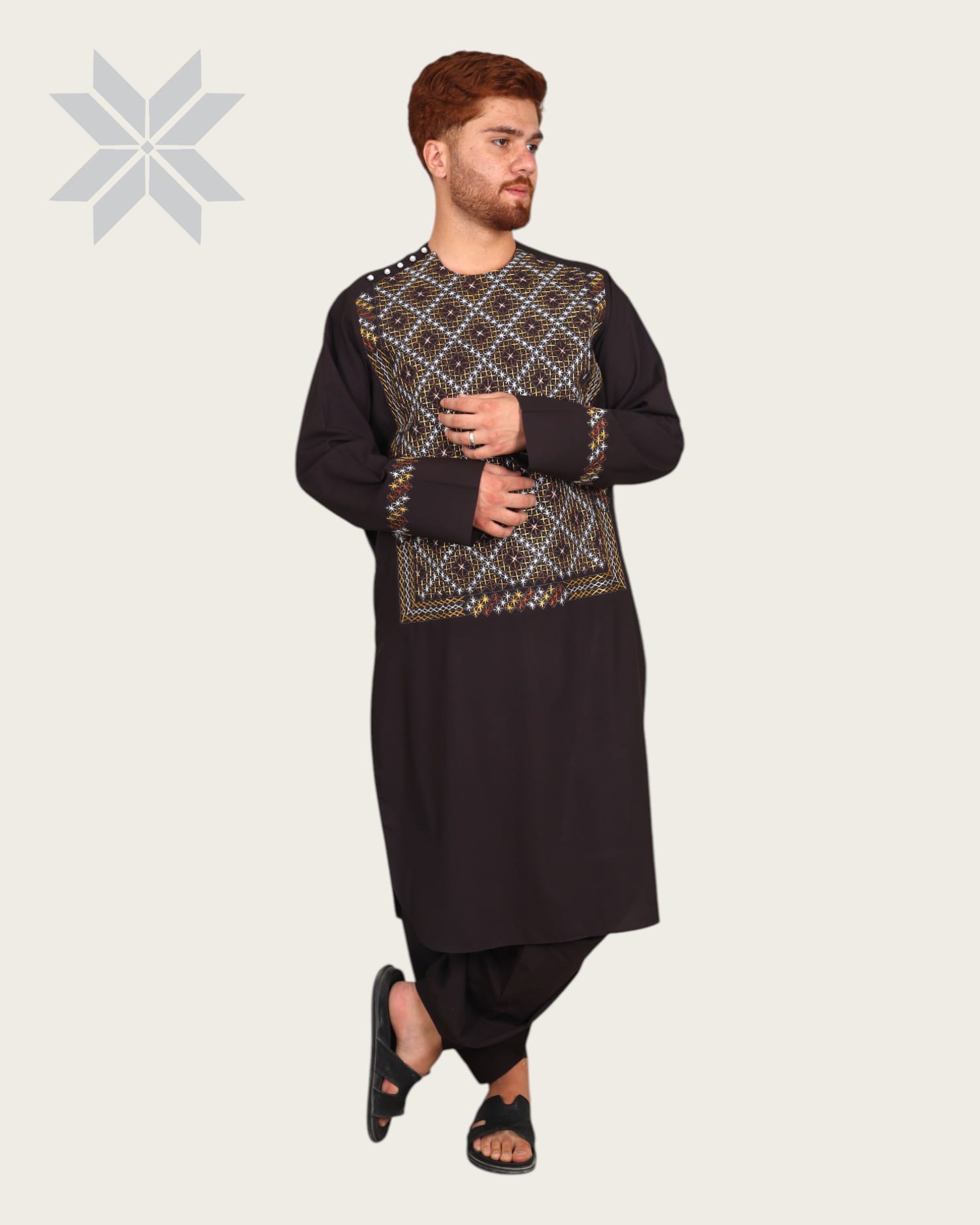 Afghani Men Chest Embroidered cloths