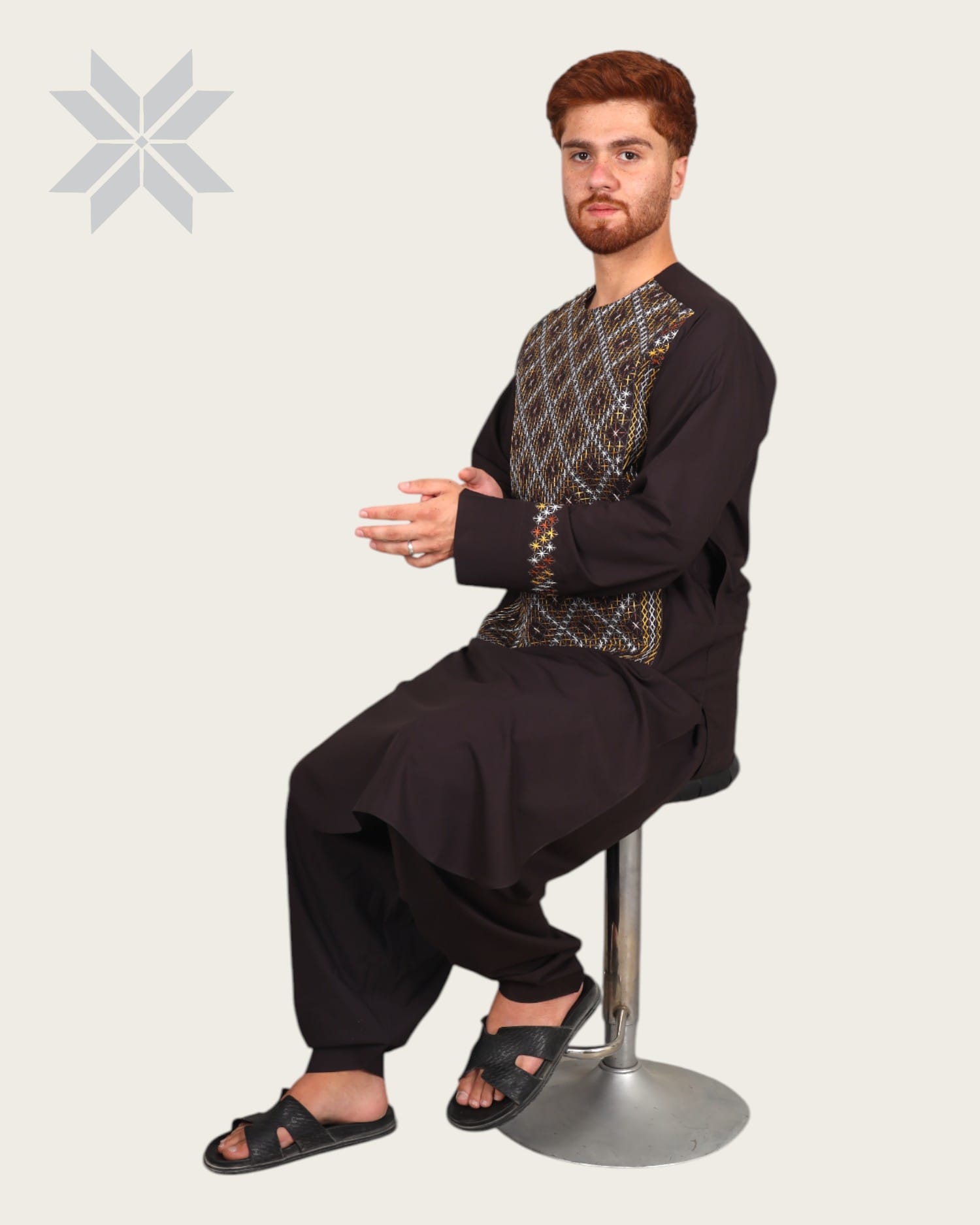 Afghani Men Chest Embroidered cloths
