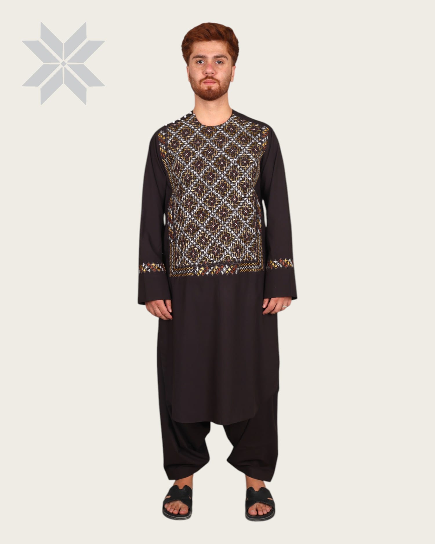 Afghani Men Chest Embroidered cloths
