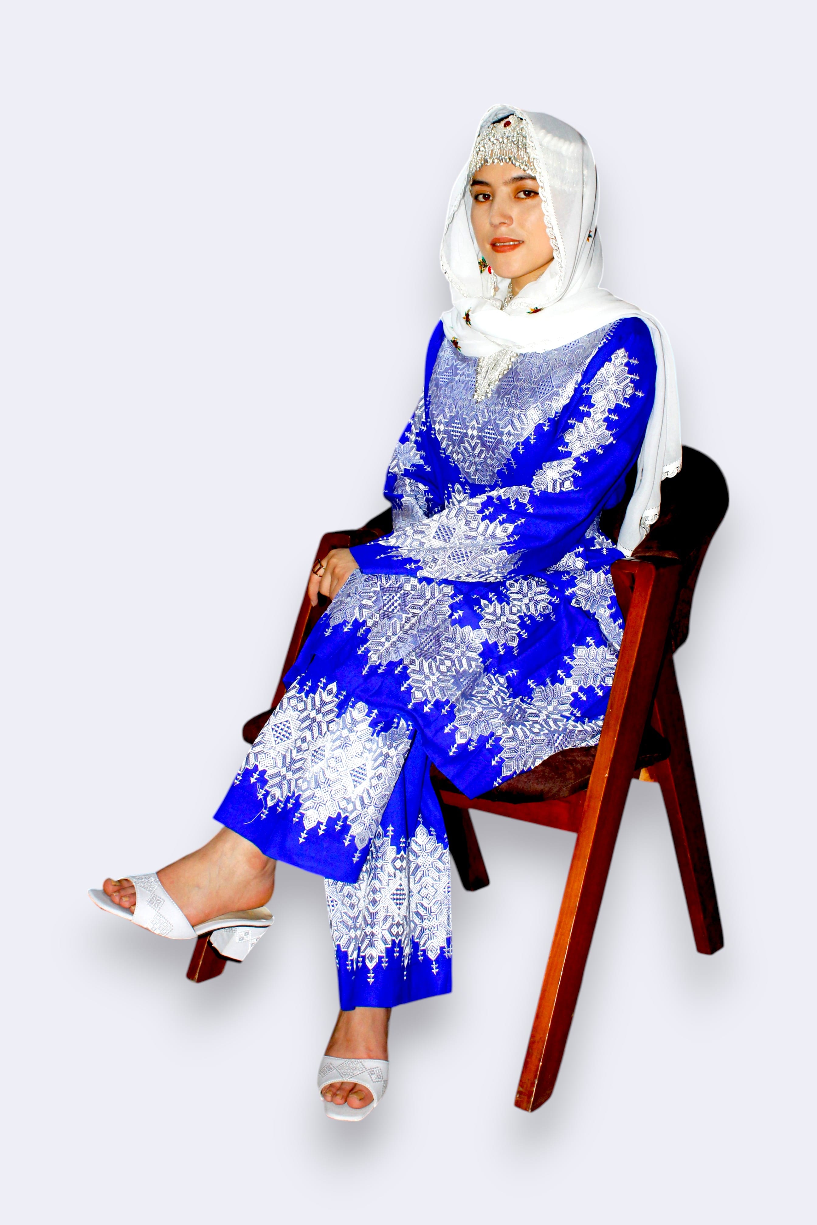 Blue Hazaragi Dress for women