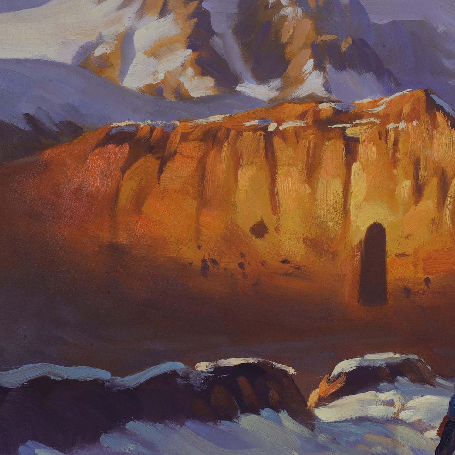 Oil Painting Echoes of Bamyan