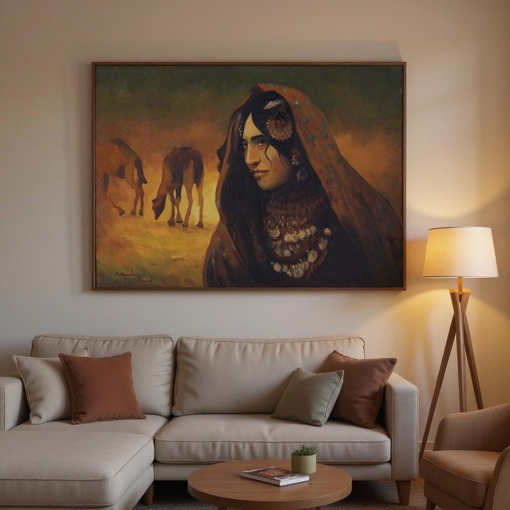 Oil Painting: Spirit of the Kuchi Girl