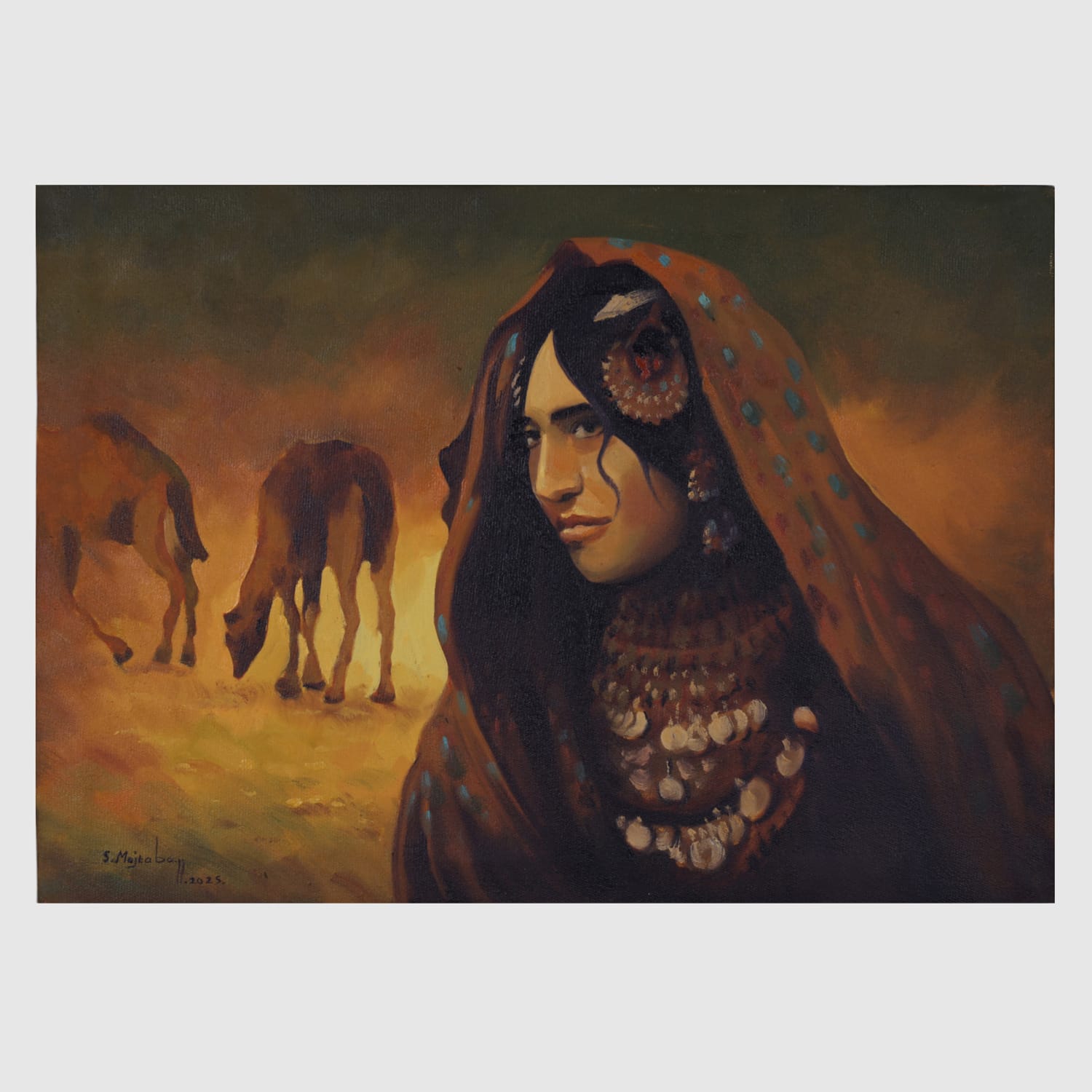 Oil Painting: Spirit of the Kuchi Girl