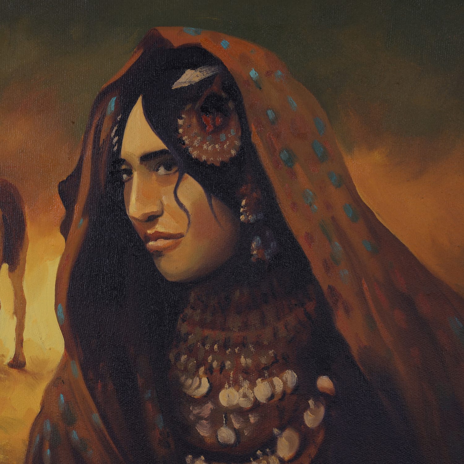 Oil Painting: Spirit of the Kuchi Girl