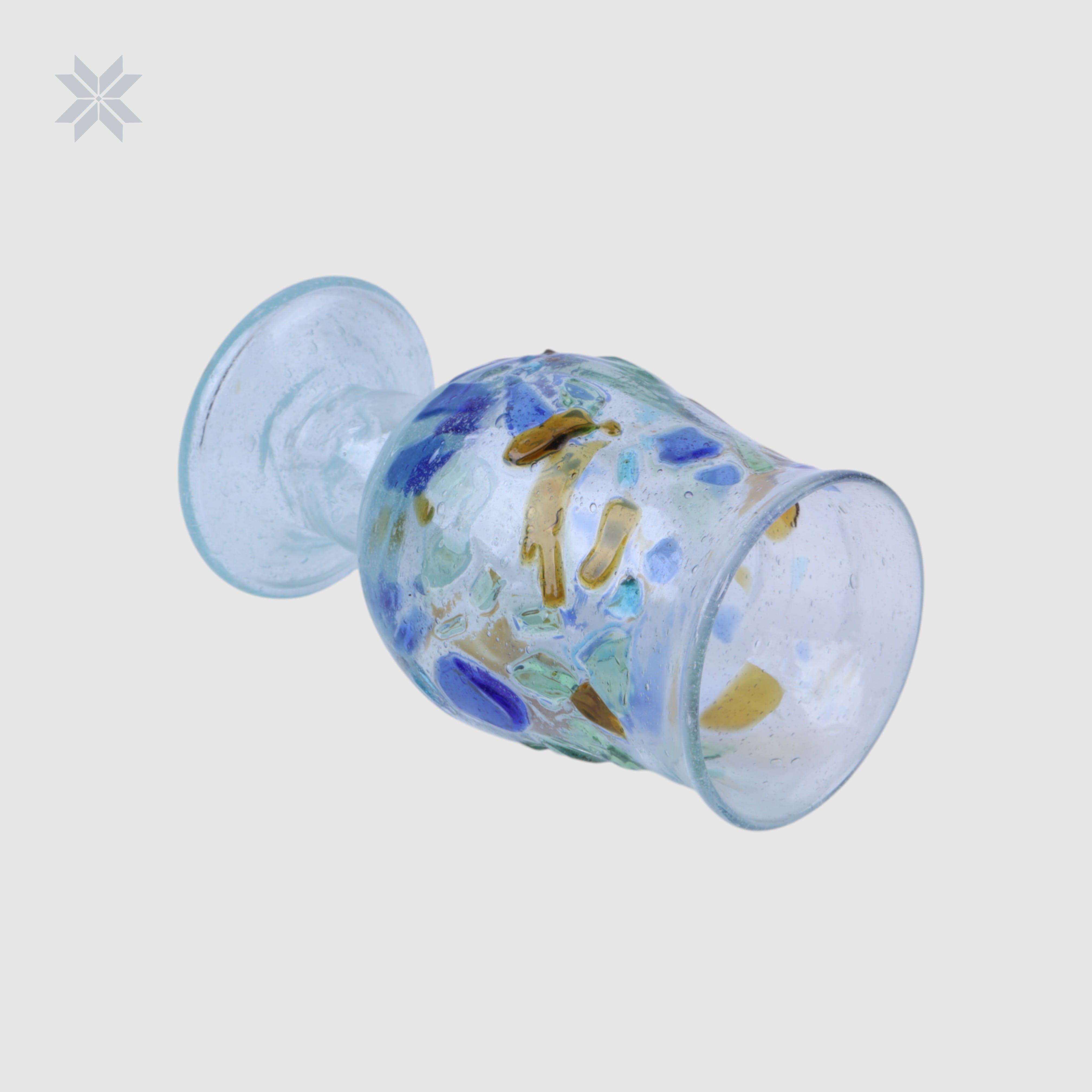Set of 6, Handmade Glass, Cocktail Glass