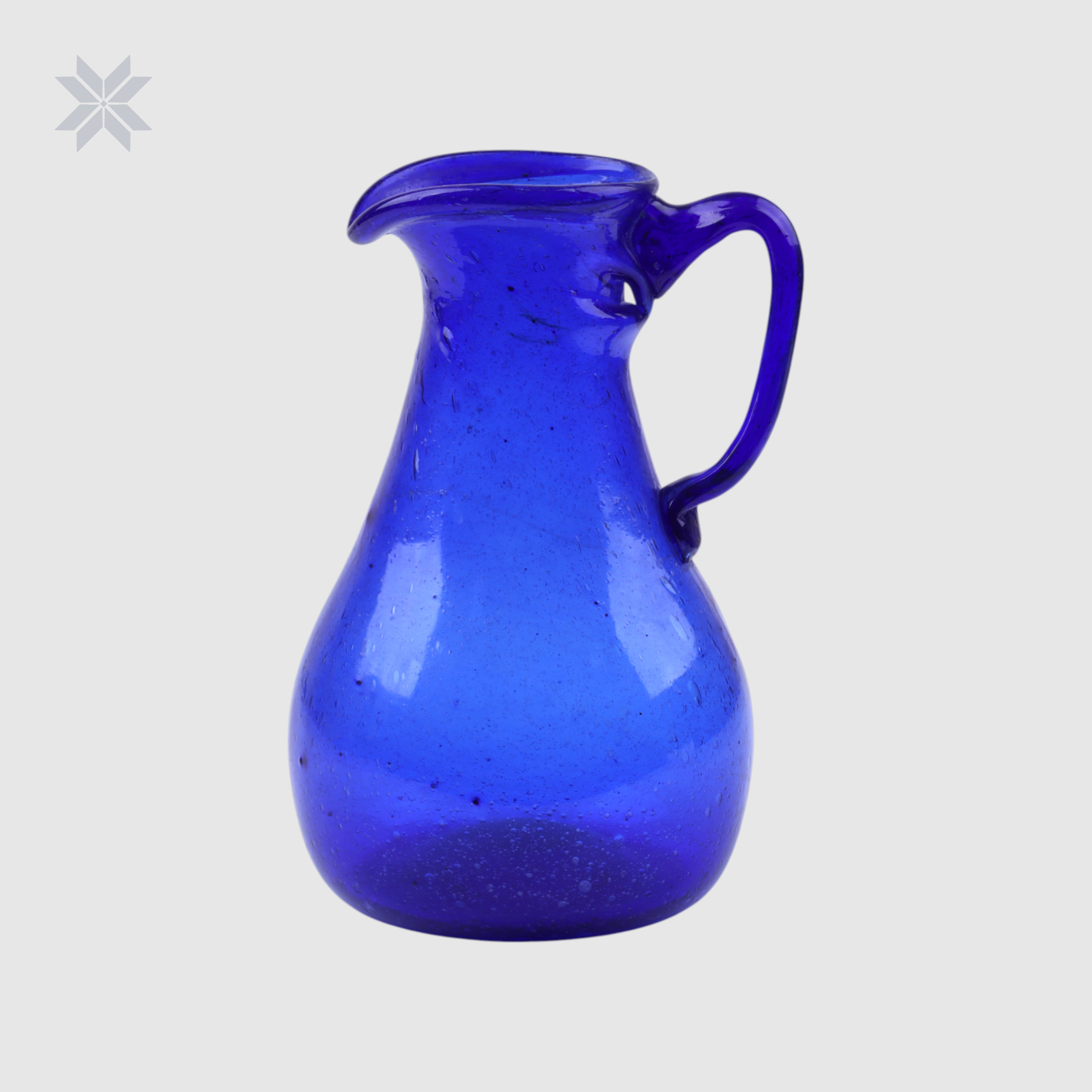 Glass Jug blue & Handmade Jug