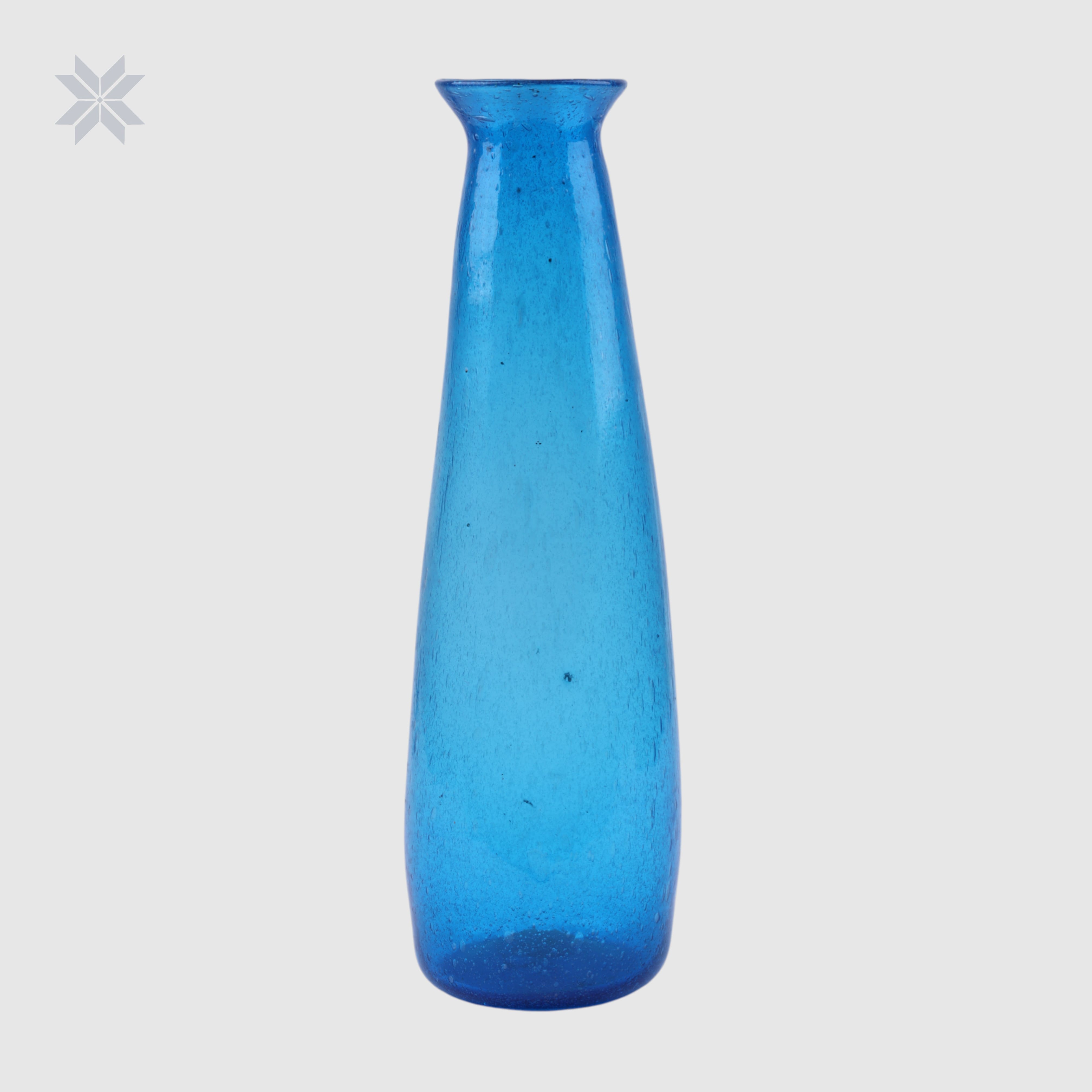 Clear Glass Container, Handmade Glass Vase