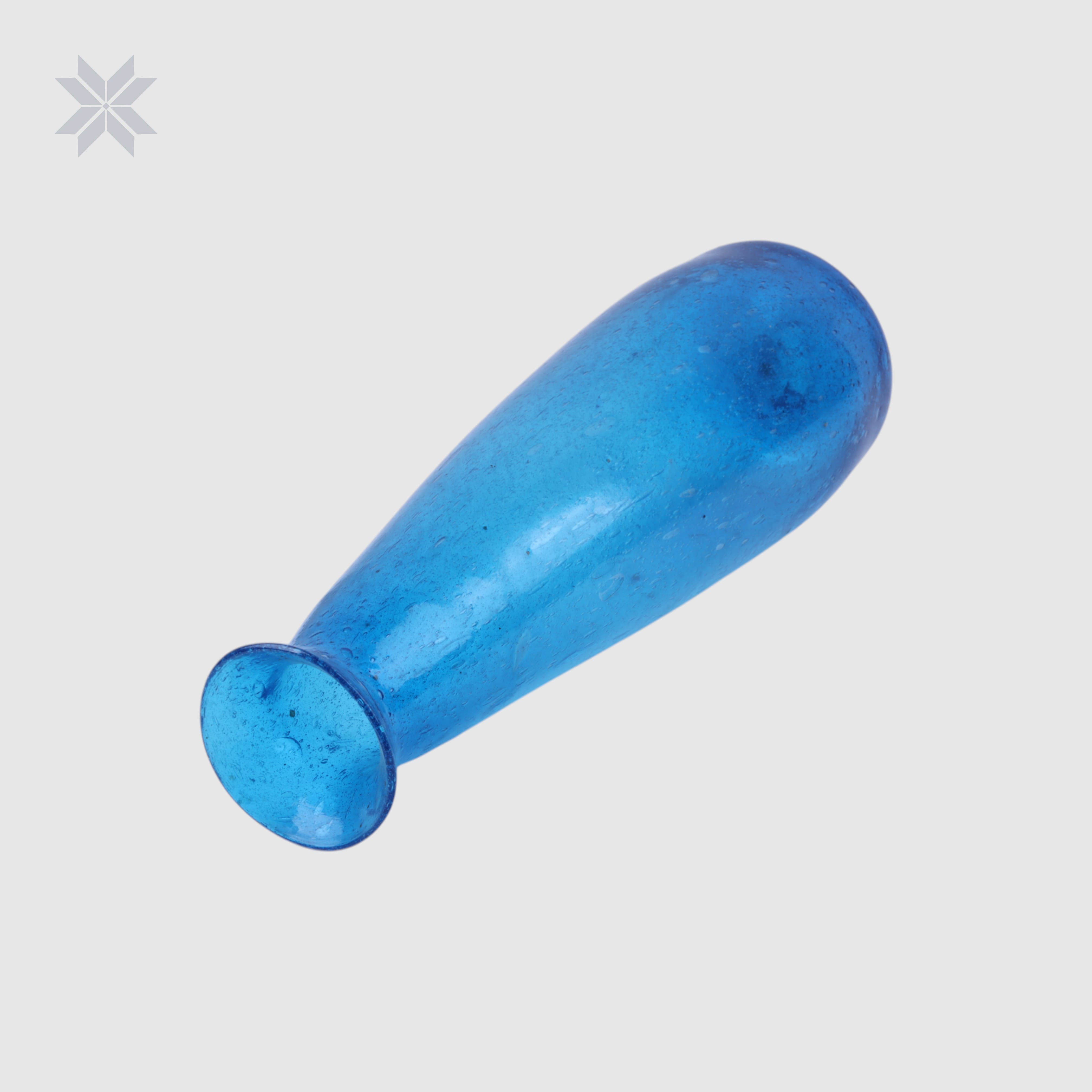 Clear Glass Container, Handmade Glass Vase