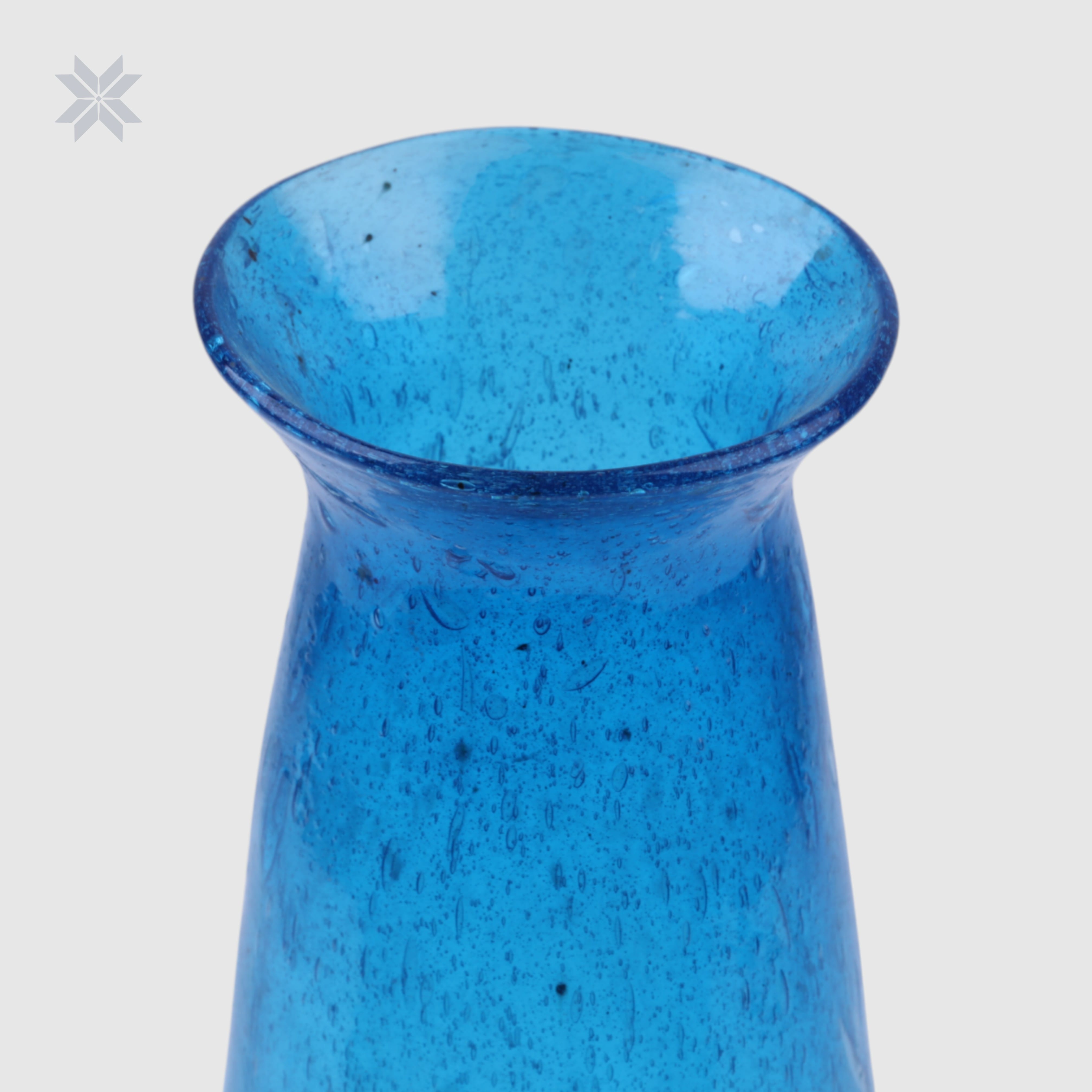 Clear Glass Container, Handmade Glass Vase