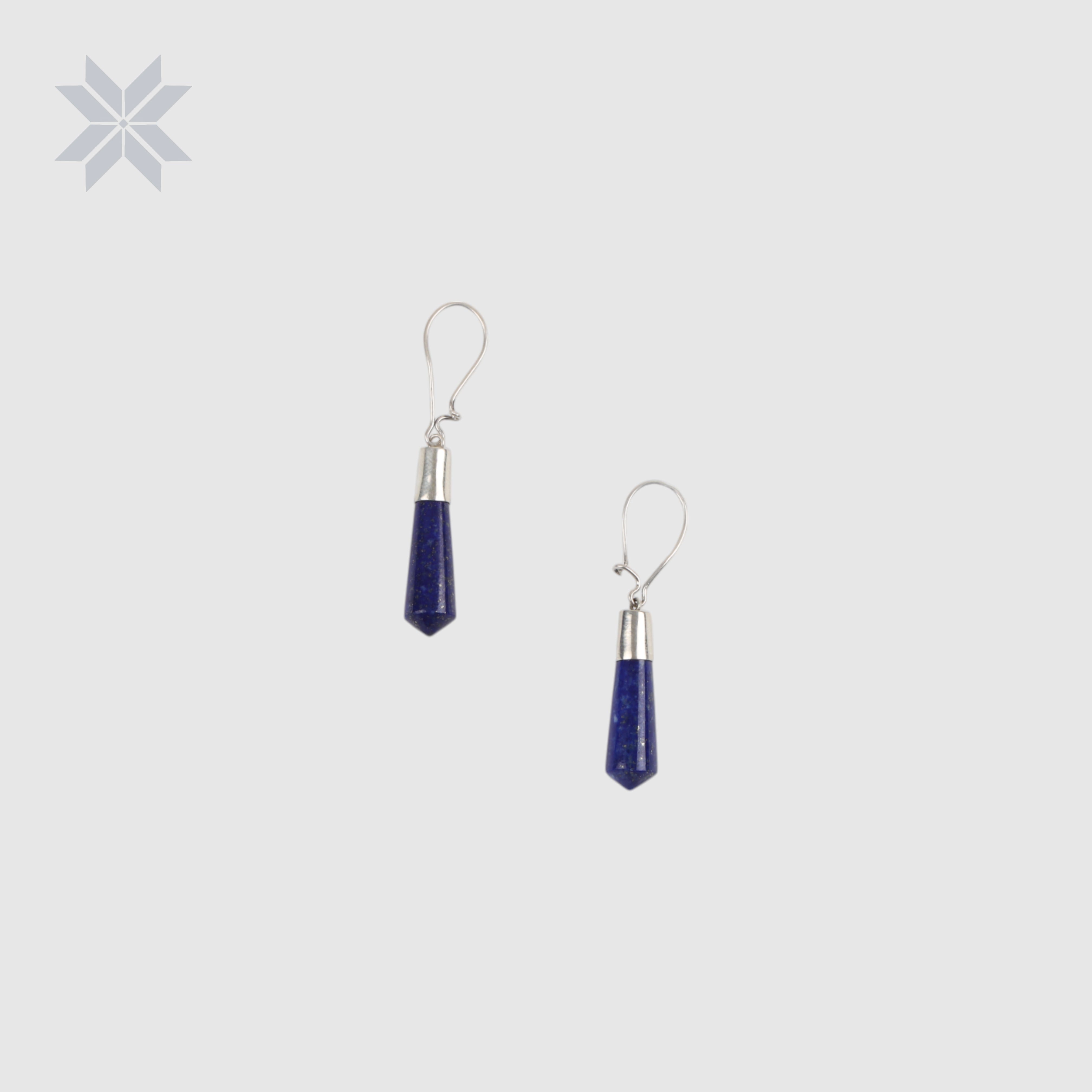 Handcrafted Silver Lapis Jewelry Set