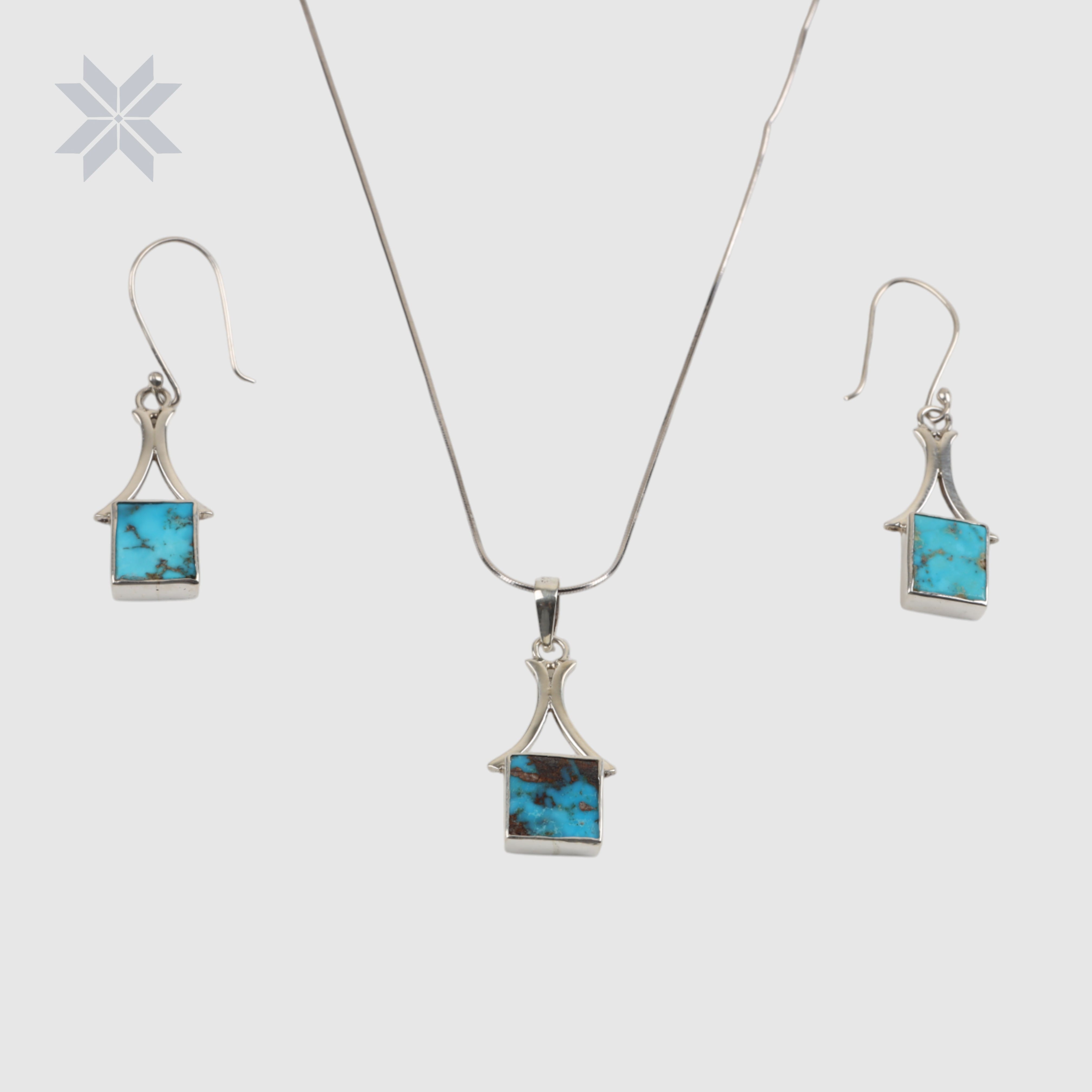 Turquoise Sky Set Handmade 3-piece set