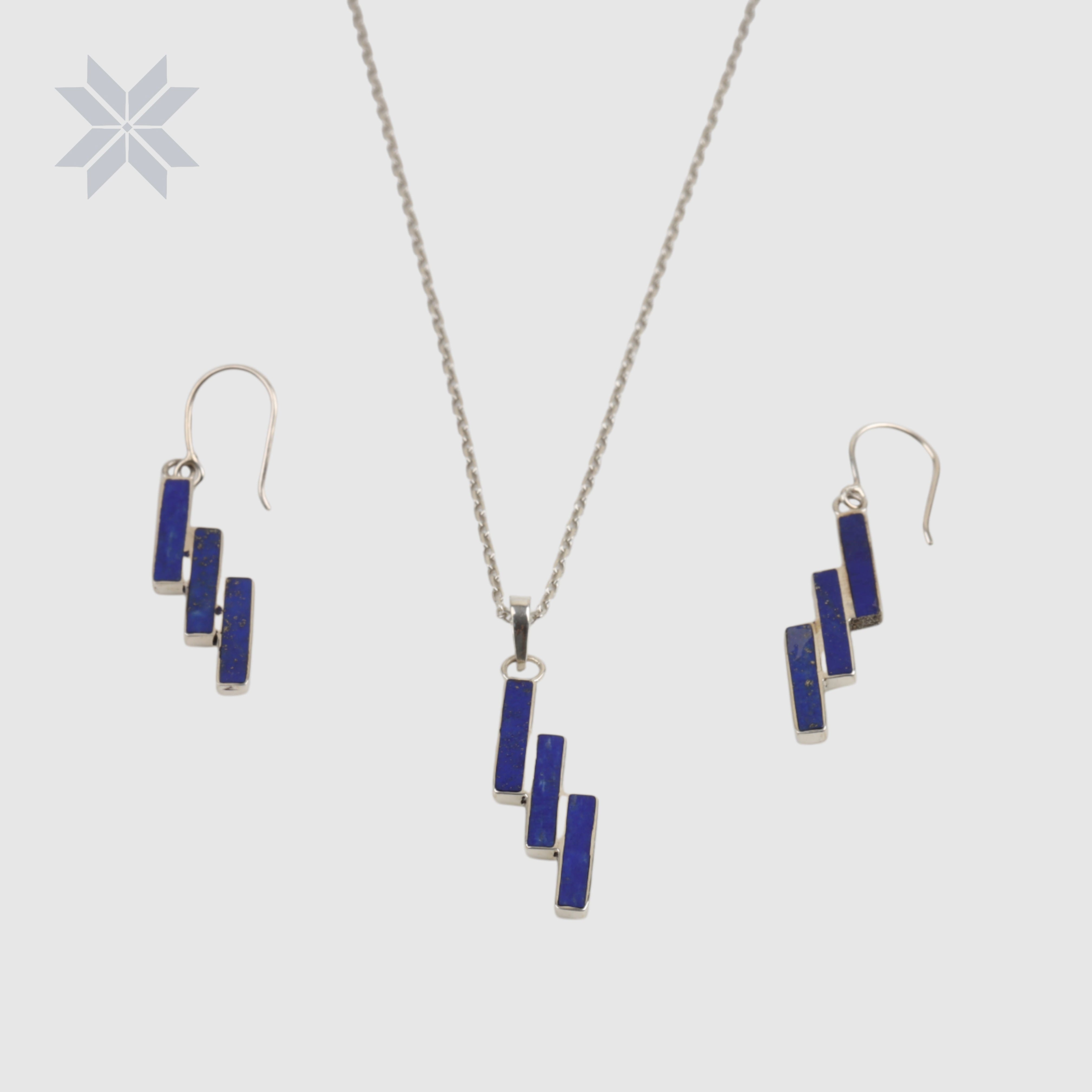 Handmade Lapis Lazuli jewelry set