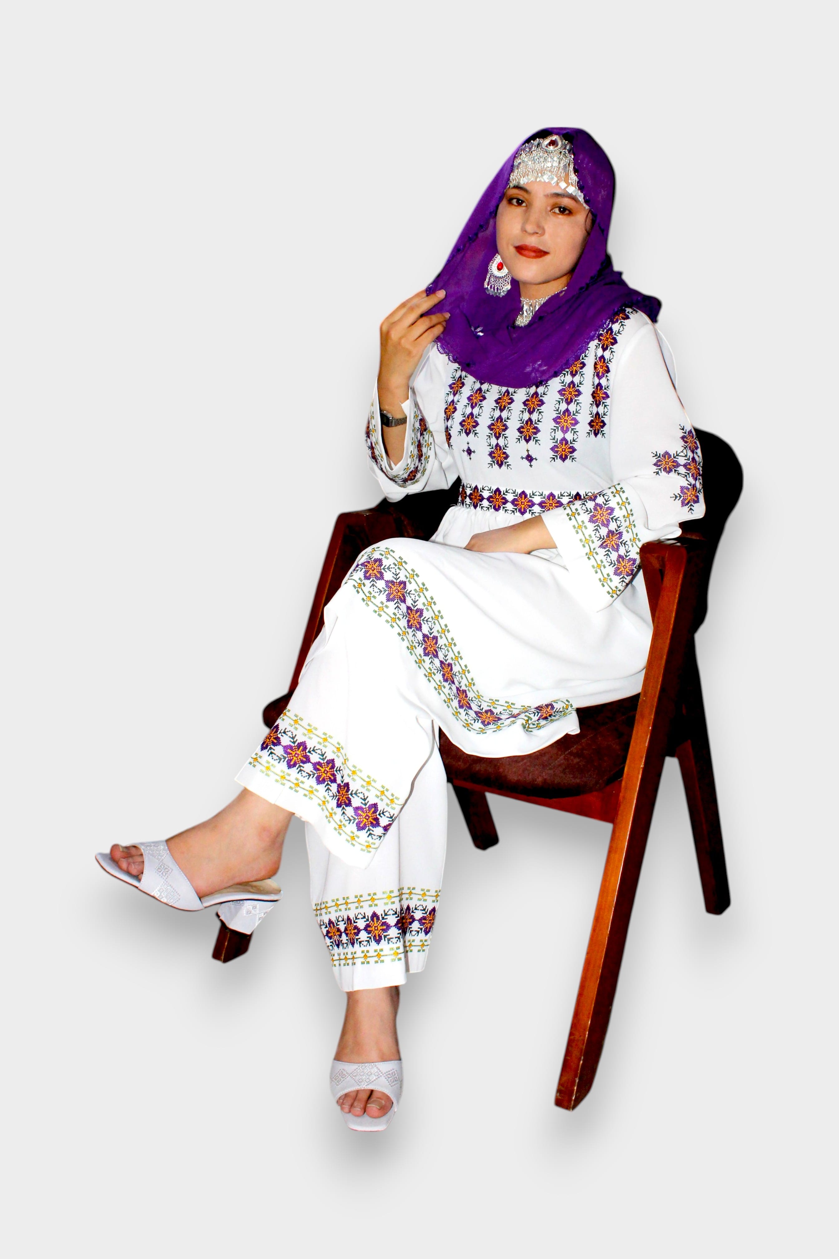 Beautiful Hazaragi Short Party Drees HandMade