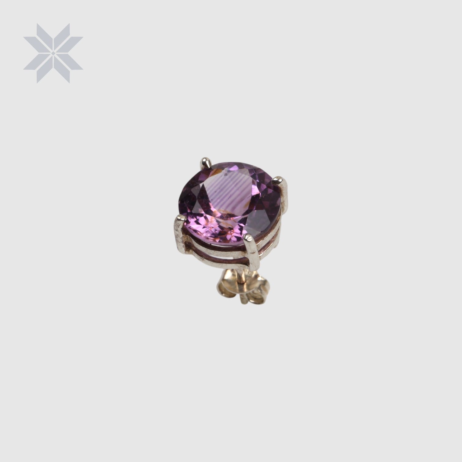 Amethyst Jewelry Set | Purple Gemstone Necklace & Earrings | Sterling Silver