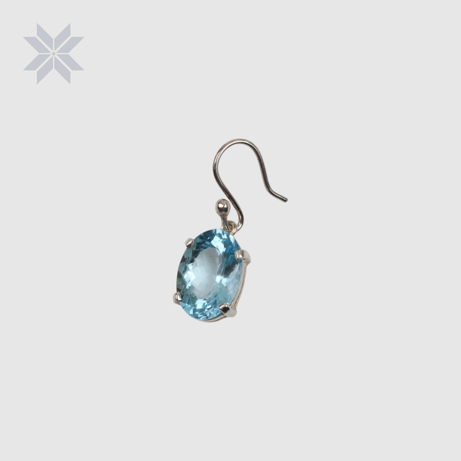 Aquamarine Jewelry Set | Blue Gemstone Necklace & Earrings | March Birthstone