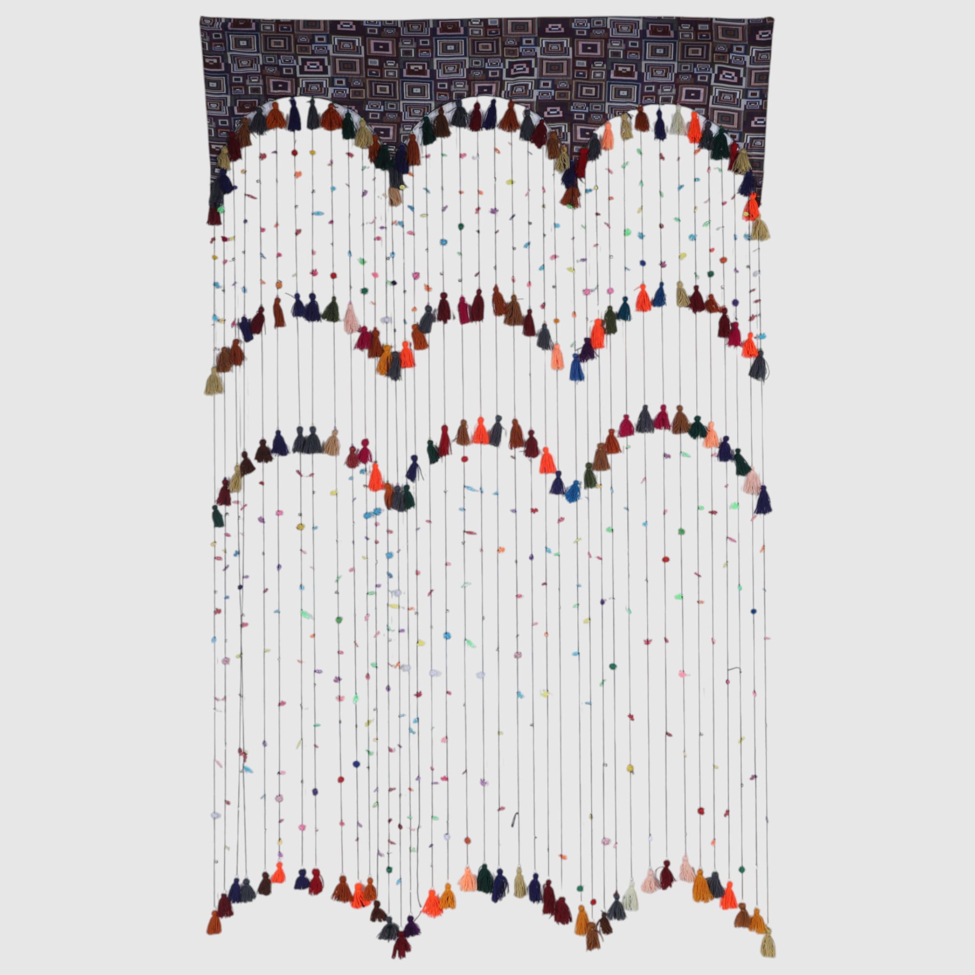 Decorative Curtain with Scalloped Design