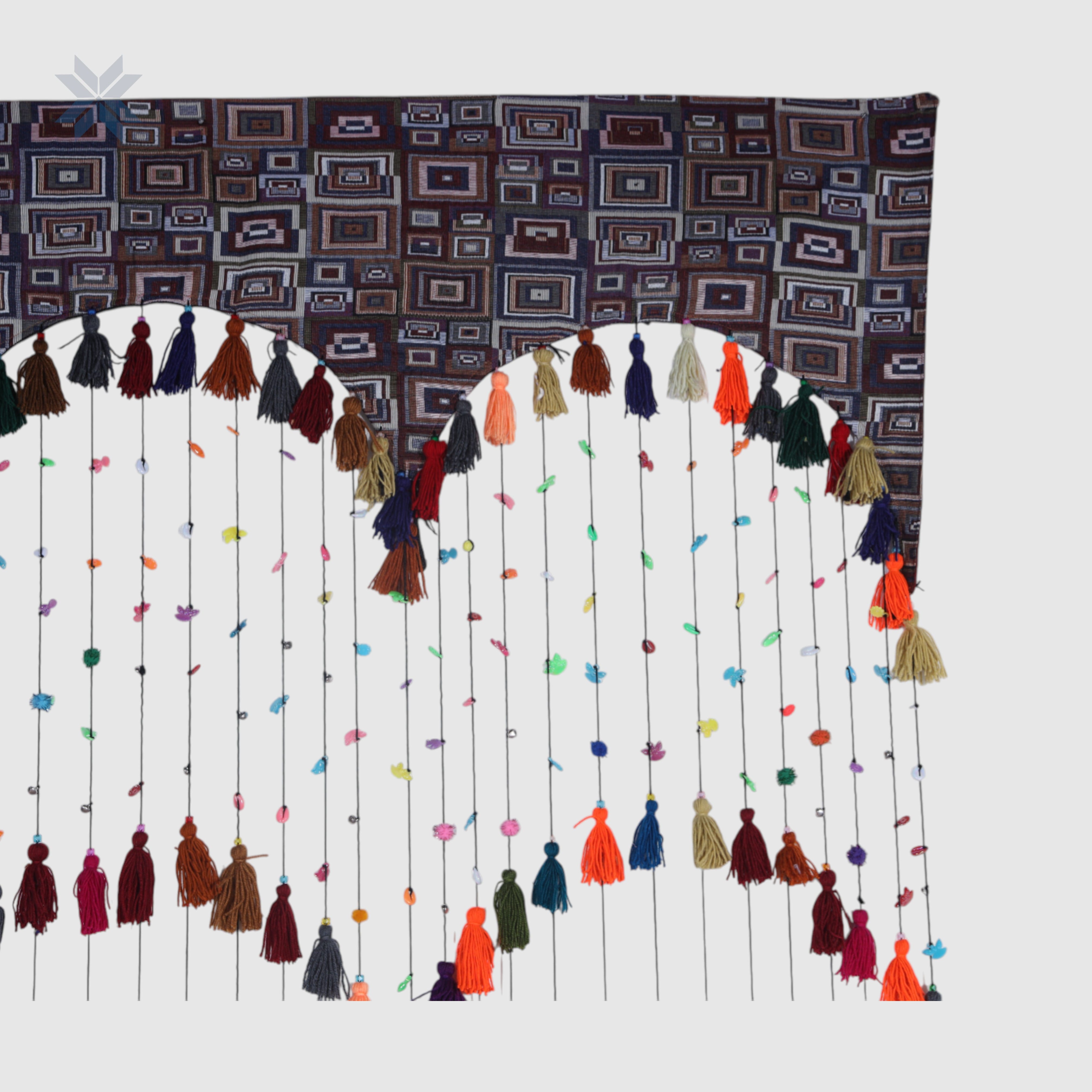 Decorative Curtain with Scalloped Design
