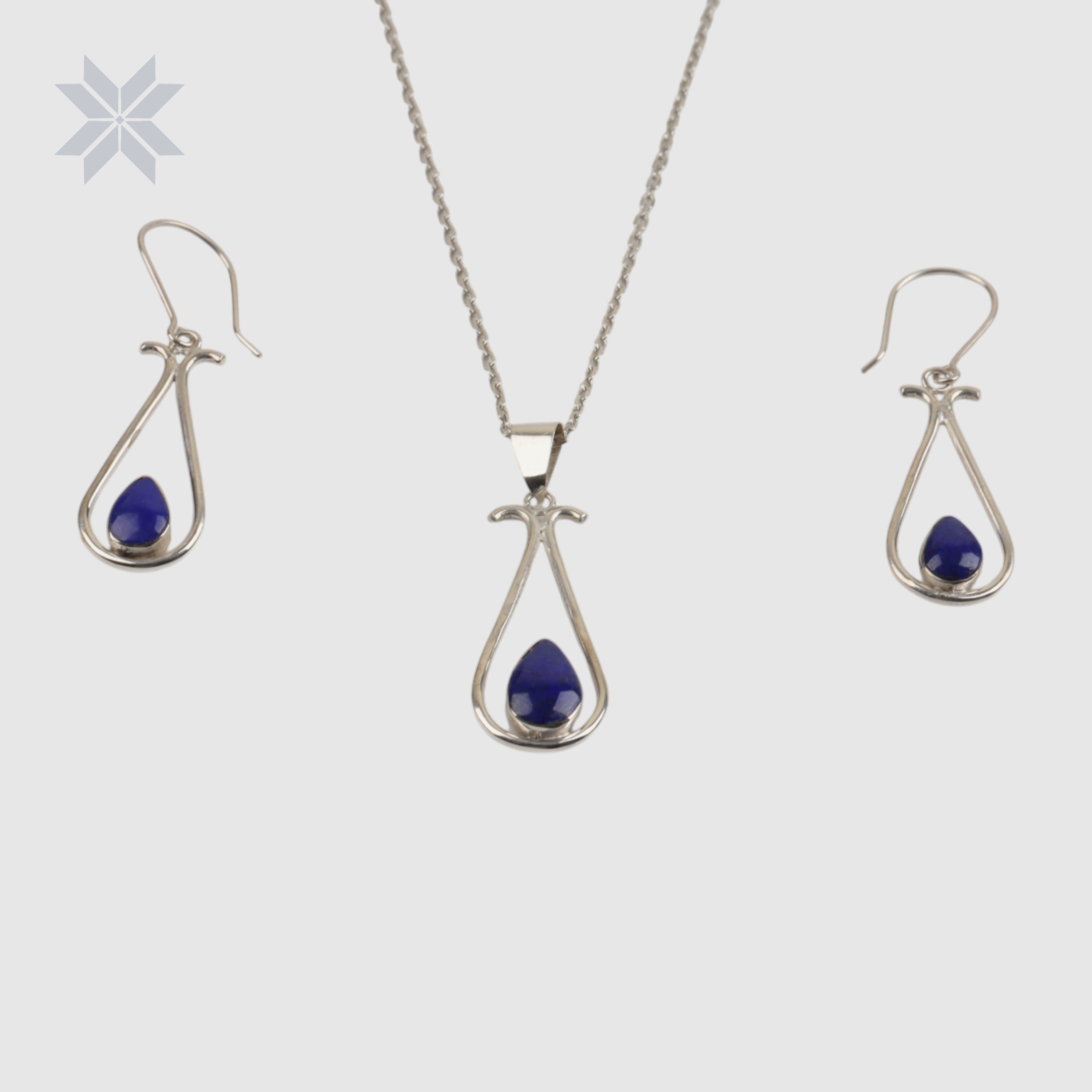 Badakhshan Lapis Lazuli Jewelry Set