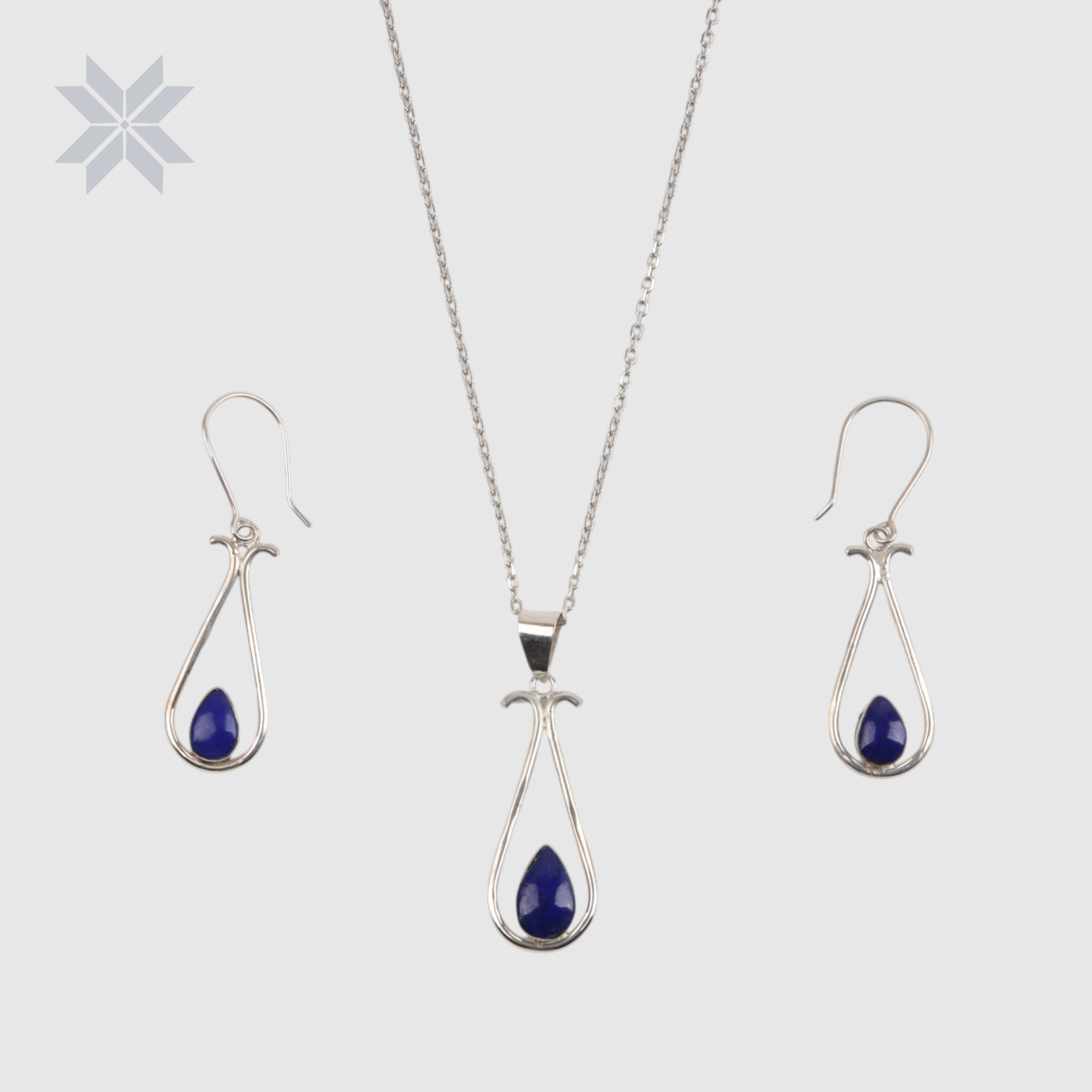 Badakhshan Lapis Lazuli Jewelry Set