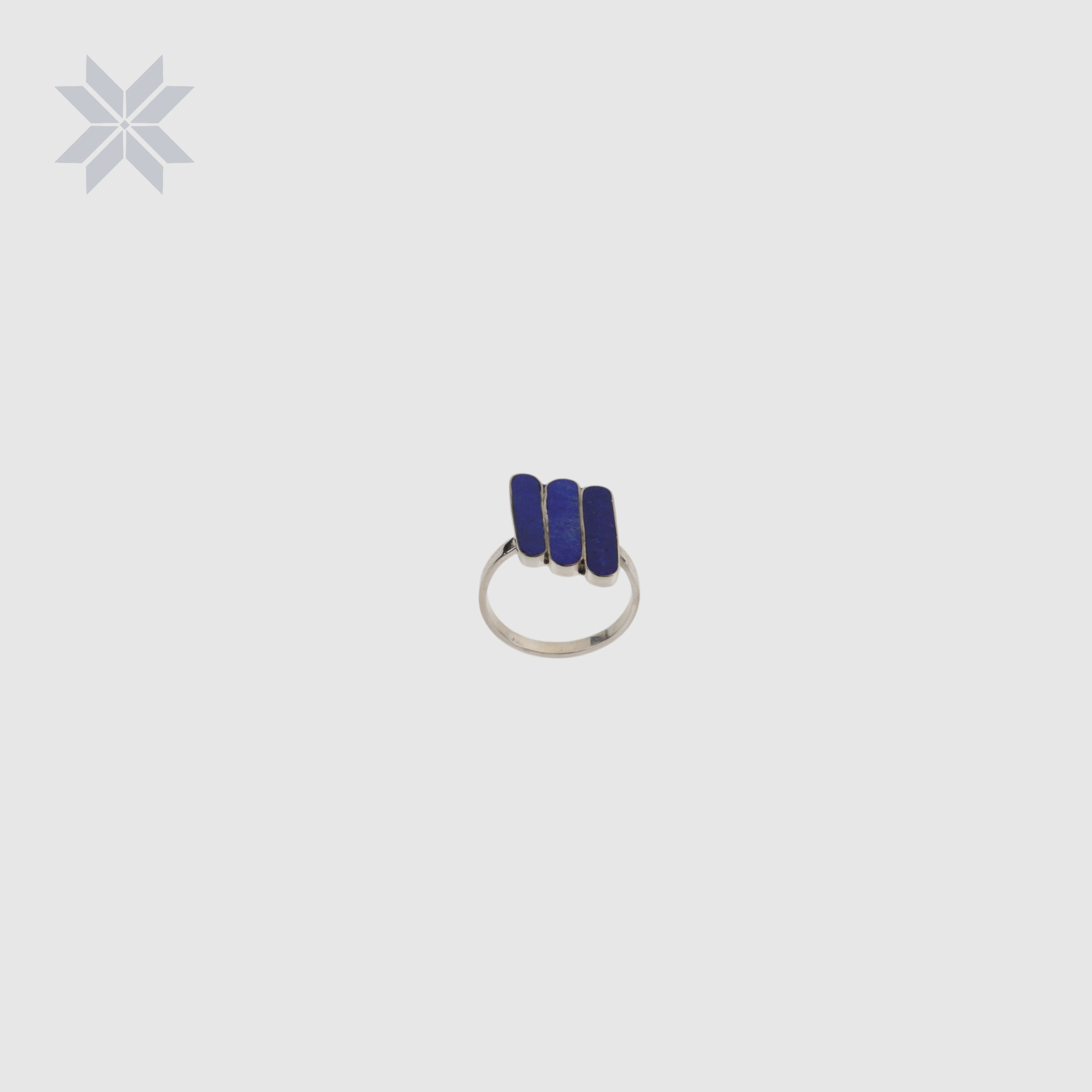 Lapis Lazuli Stones  Earning, Ring and Necklace Jewelry Set