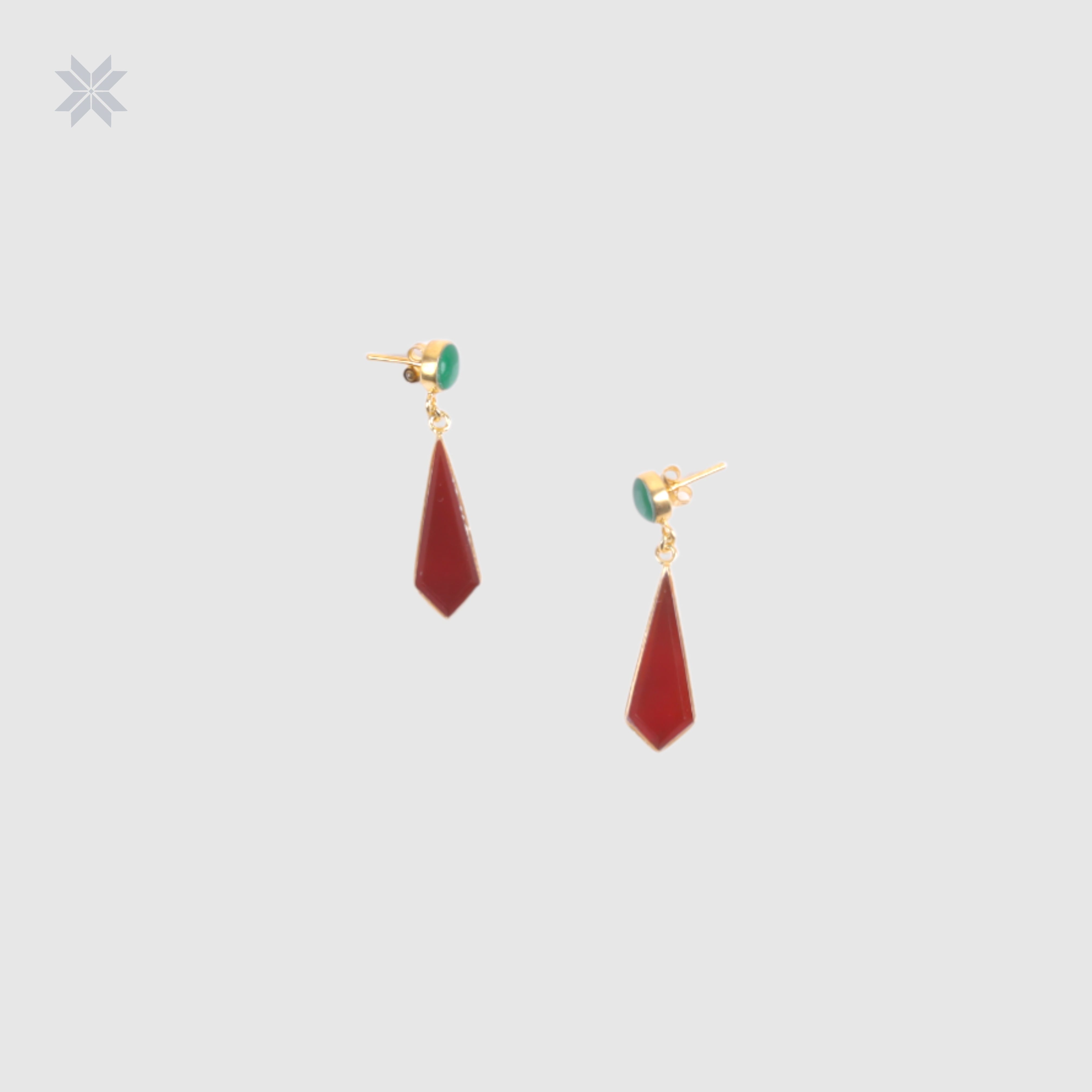 Agate Jewelry Set (Necklace & Earrings)