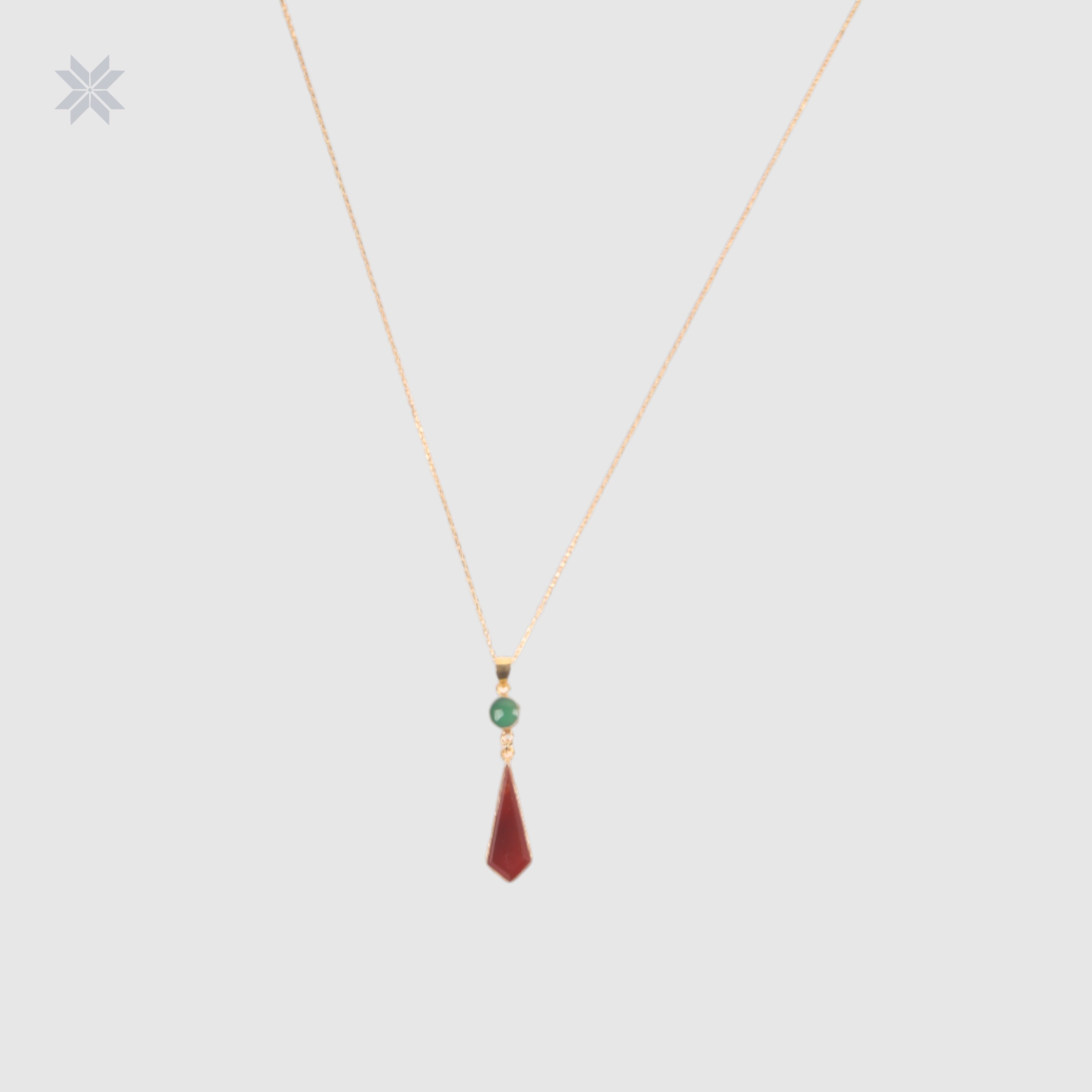 Agate Jewelry Set (Necklace & Earrings)