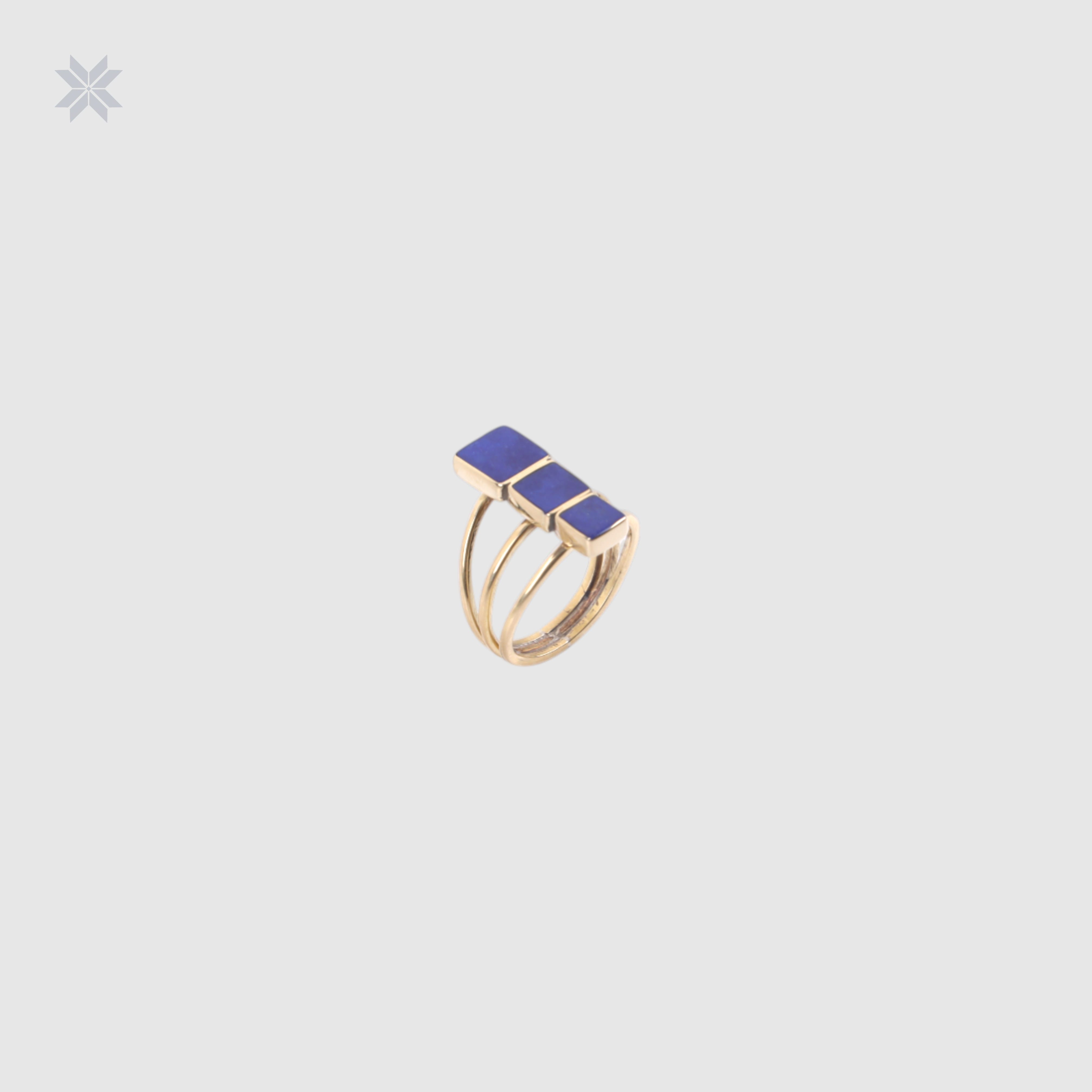 Lapis Lazuli Women Unique Ring
