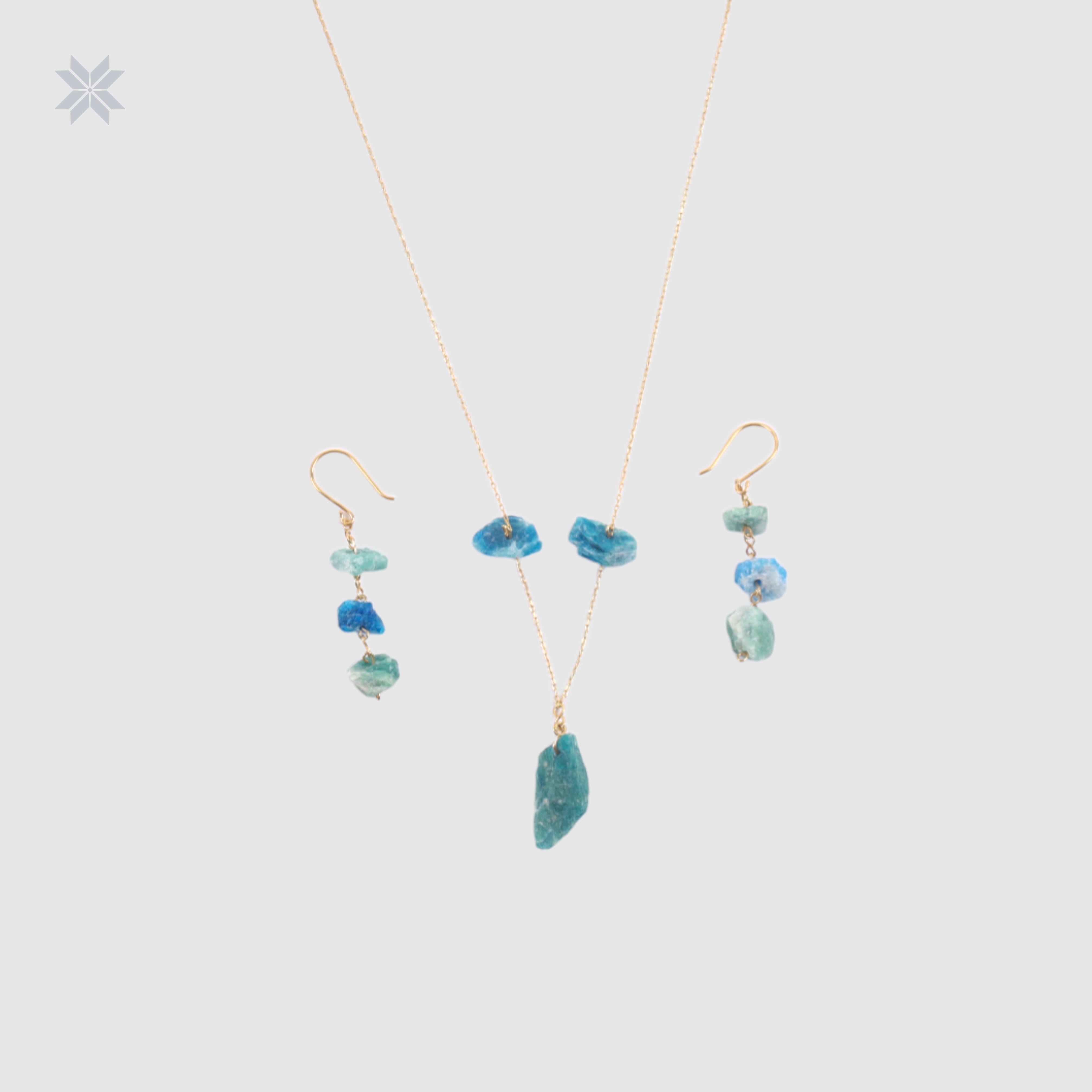 Rafah Collection  Women Necklace & Earrings Set